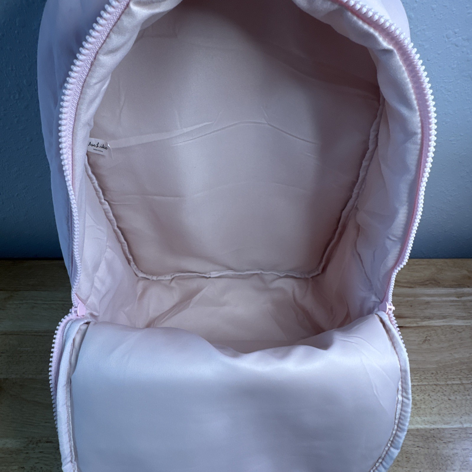 Uselike Quilted Puffer Backpack Pink Laptop Travel School Bookbag Bag