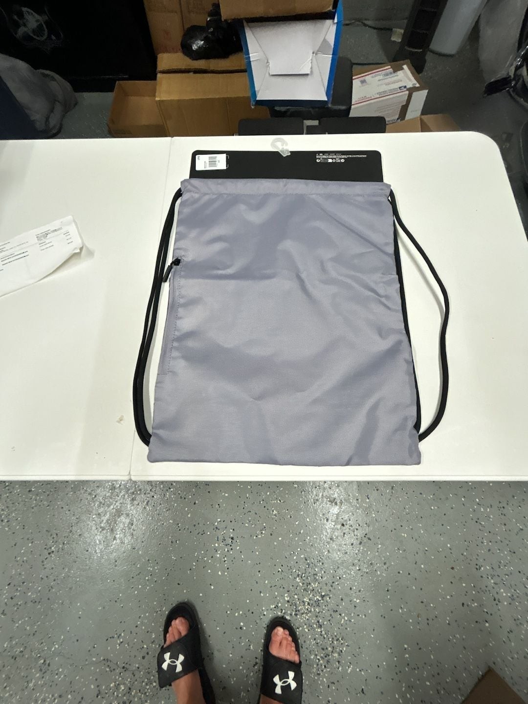 Jordan Jumpman Air Drawstring Gym Sack Bag Cement Grey O/S
