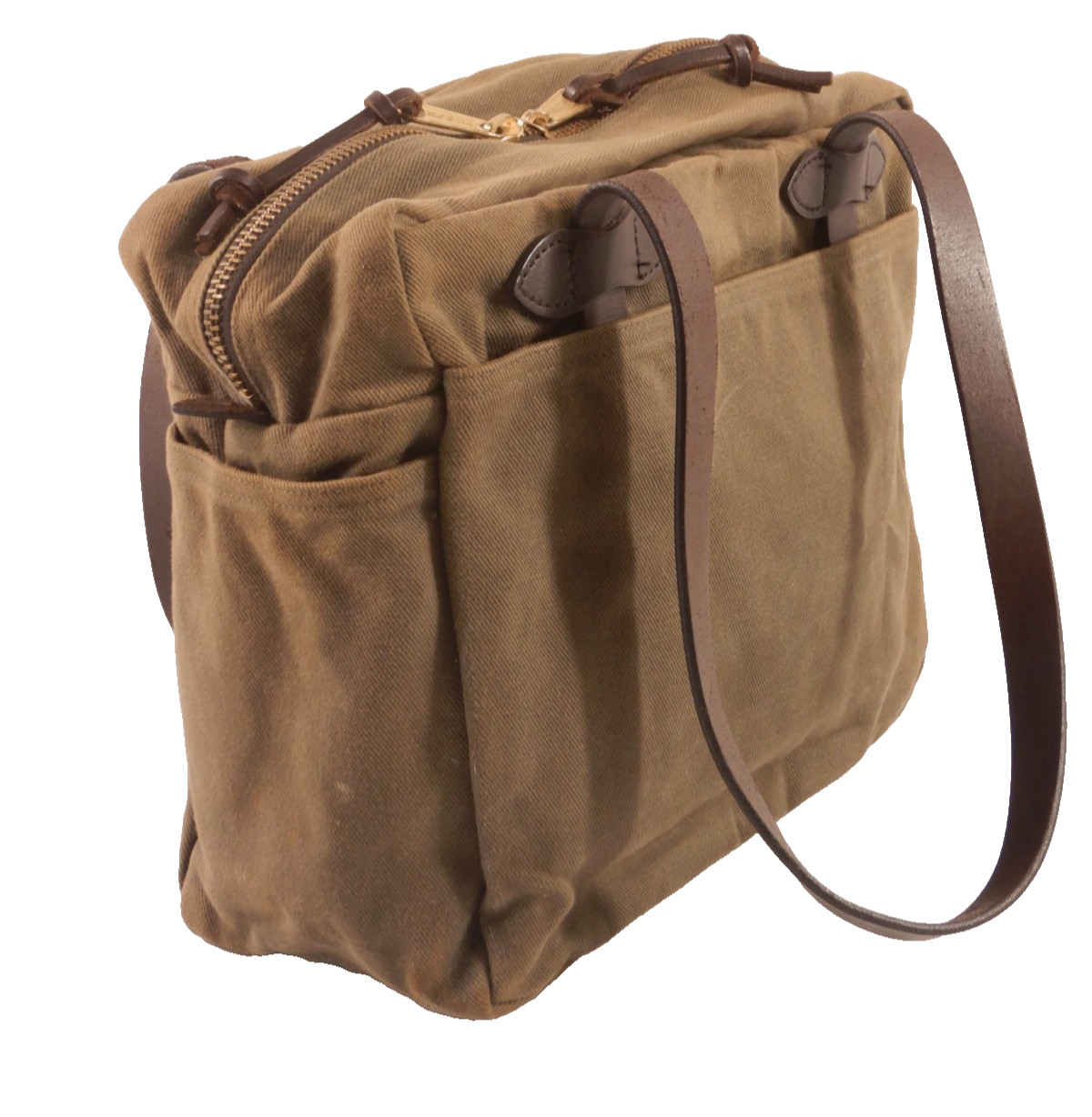 Filson 261 Otter Green Rugged Twill Zip Tote Bag