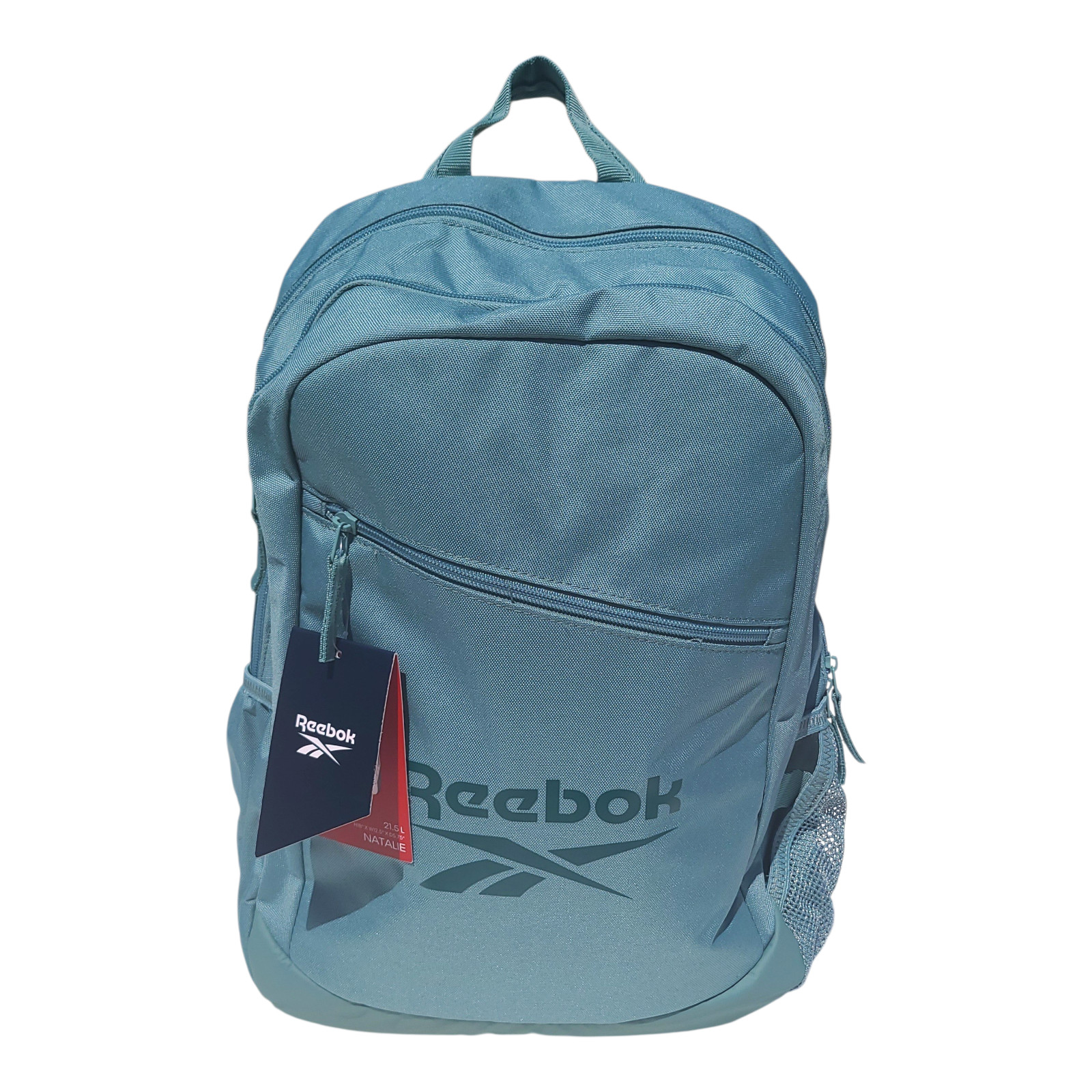 Reebok Natalie Backpack 21.5L Blue Teal School Travel Gym Bag New With Tags NWT