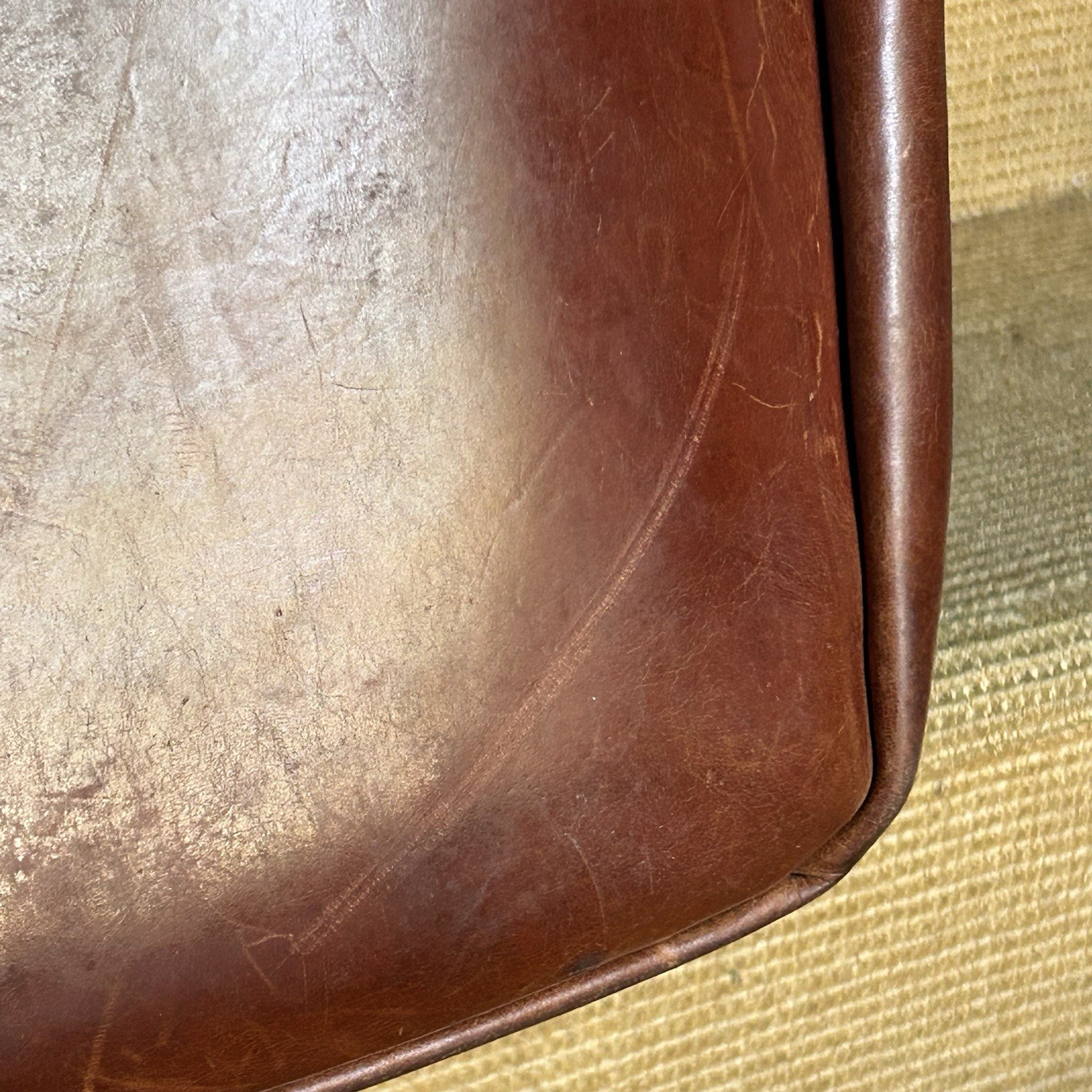 Whipping Post WP Standard Large Leather Brown Distressed Messenger Bag
