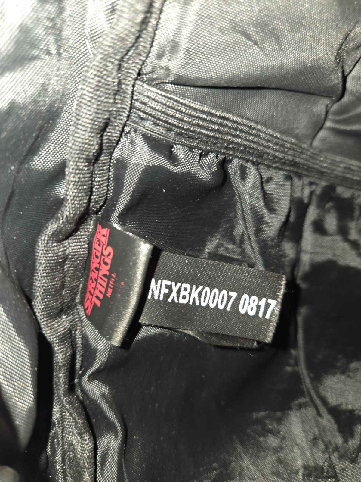 Stranger Things Backpack Netflix Season 1 BMX Limited School Bag Rare see photo