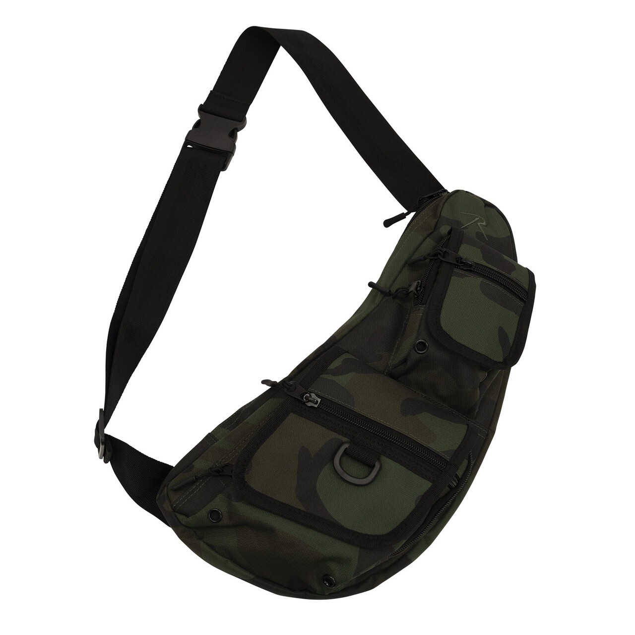 Rothco Tactical Crossbody Bag – Midnight Woodland Camo