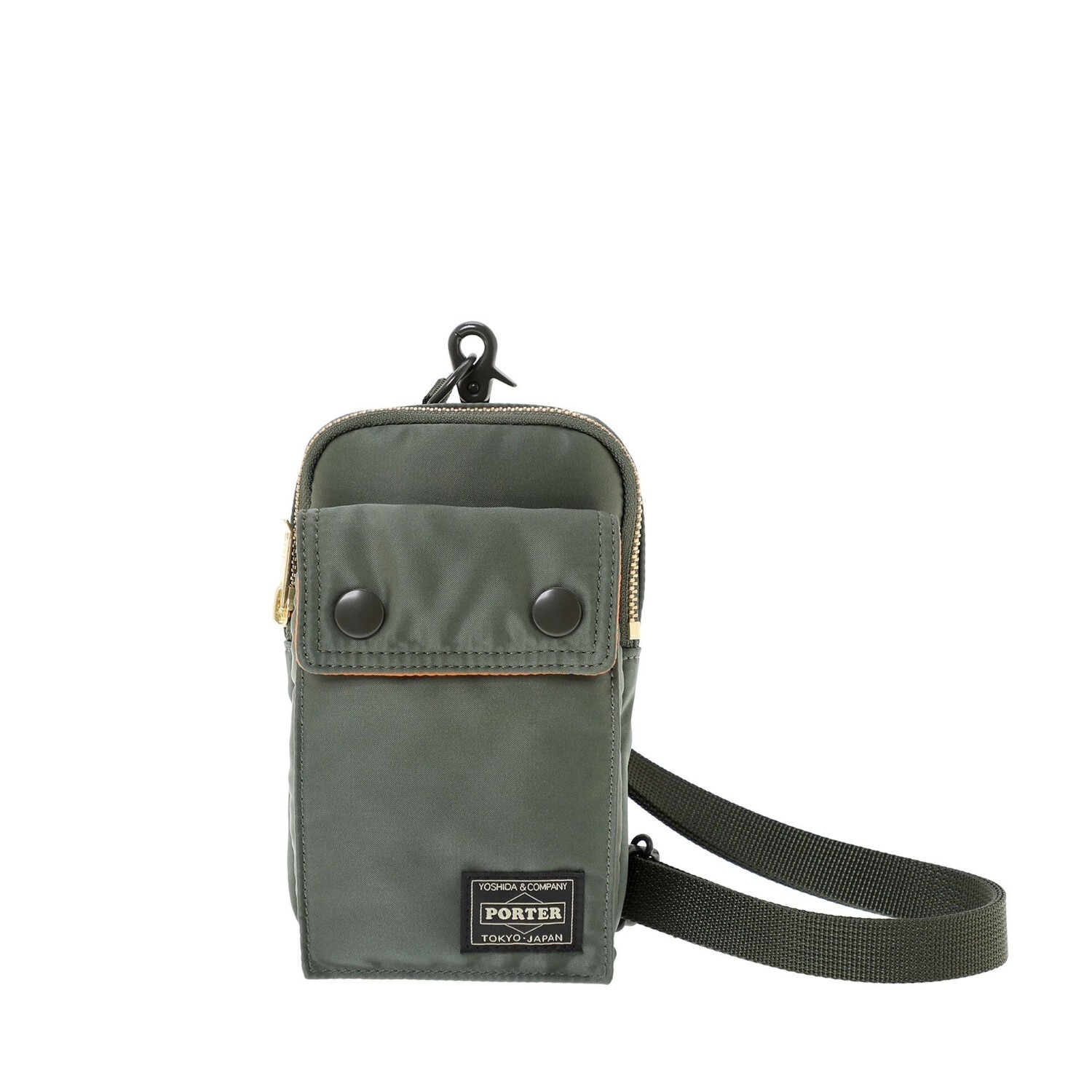 PORTER TANKER MOBILE POUCH SAGE GREEN 622-26112 Unisex Yoshida & Co. Tokyo NEW
