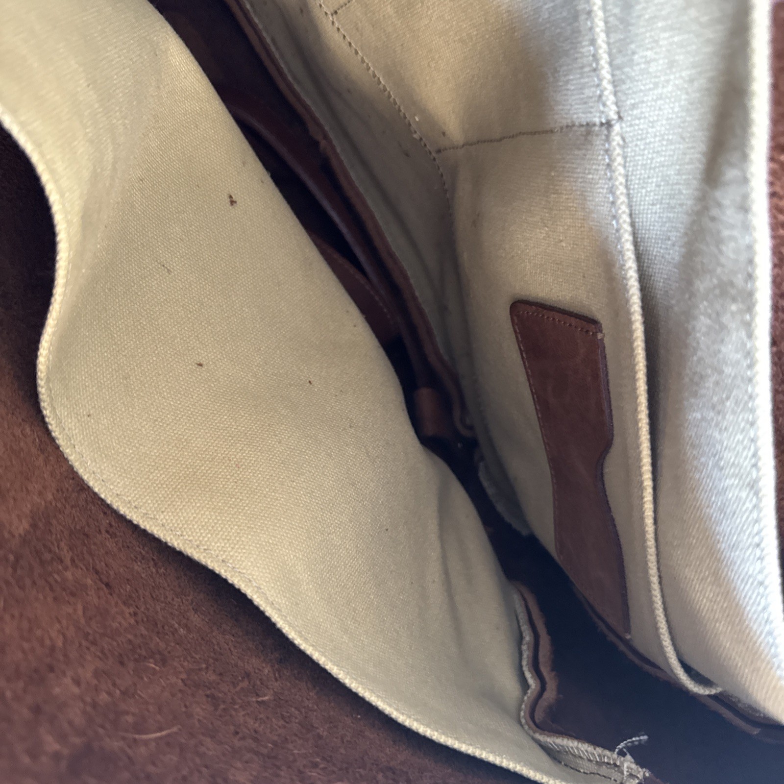 Colonel Littleton No. 83 Book Bag Vintage Brown Used (See Description)