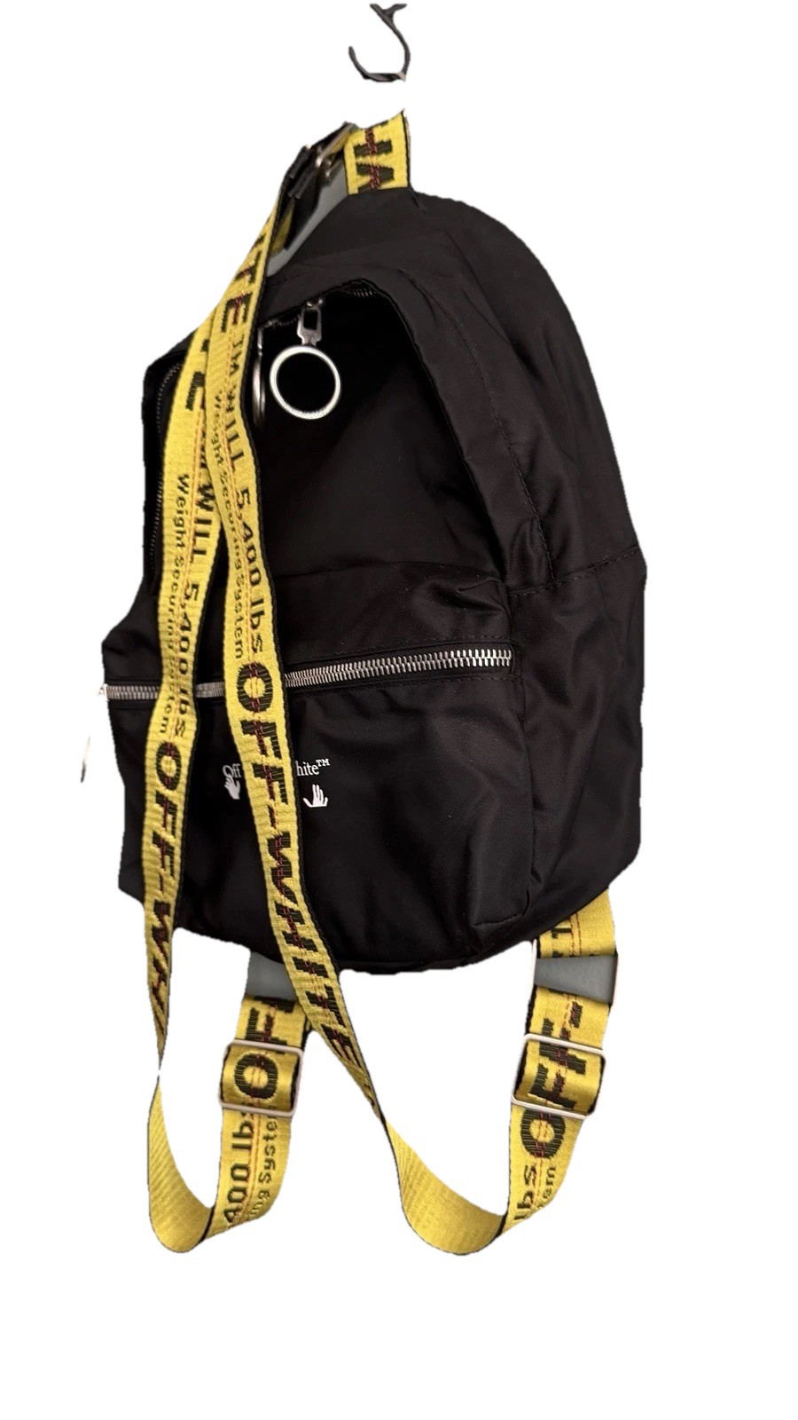 NWT OFF WHITE Mini Nylon Utility Backpack Street ZipTie Industrial Virgil Abloh