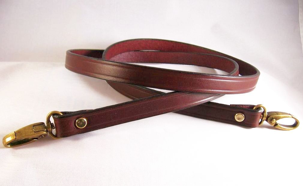 5/8″ Genuine Cowhide Quality Leather Cross Body Handle Bag Replacement Strap NEW