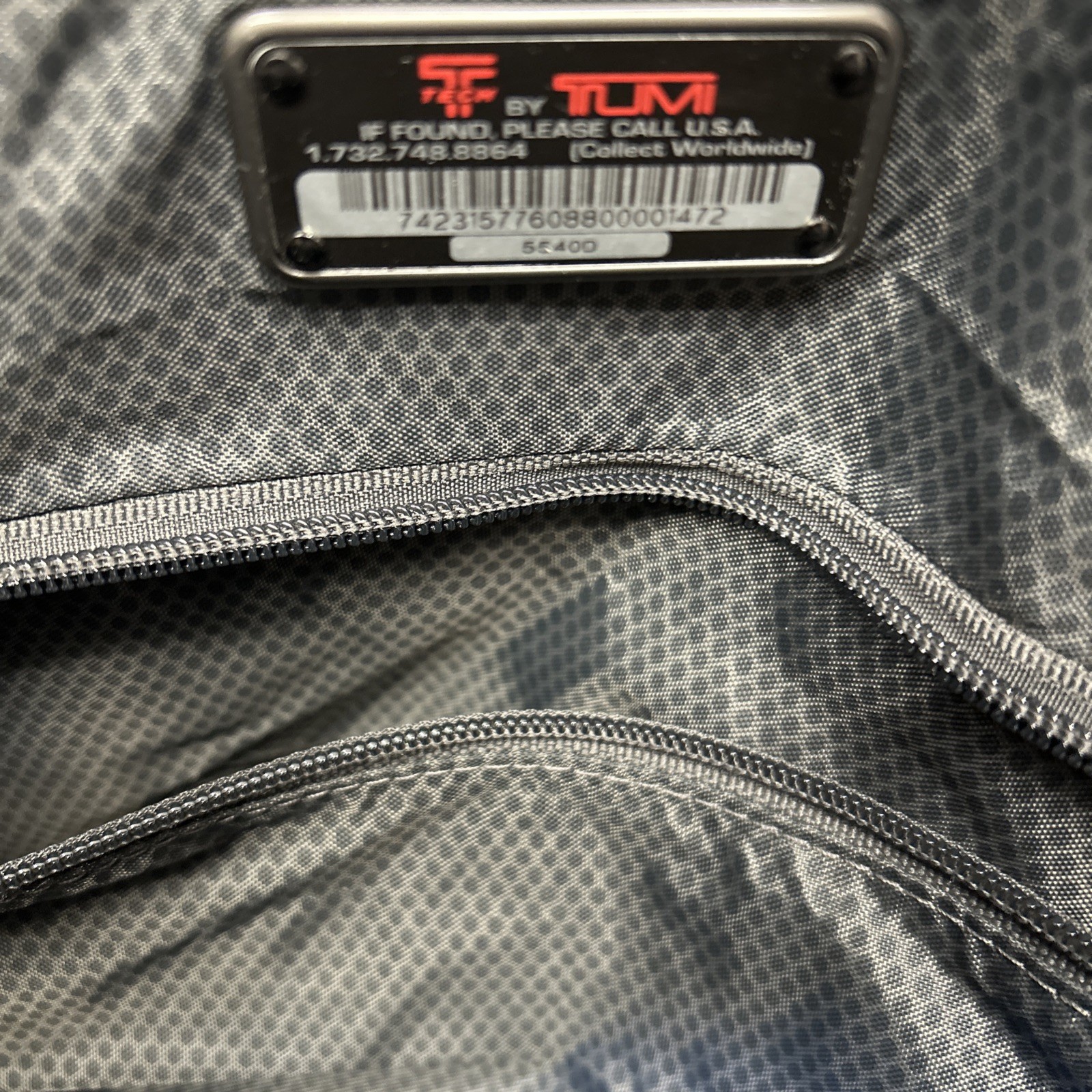 TUMI T-Tech Black Nylon Expandable Carry On Duffel 5540D Travel No Strap