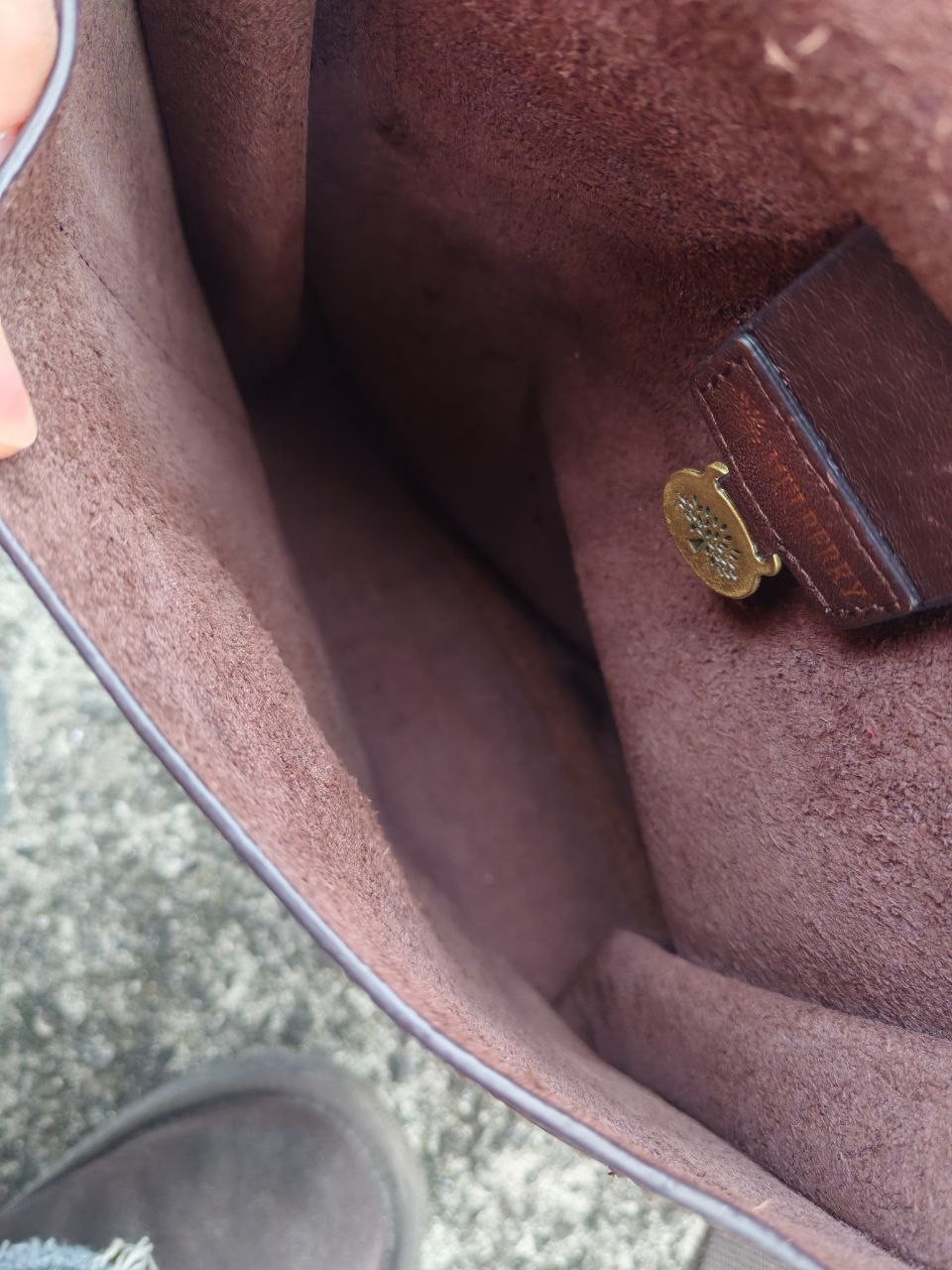 Mulberry Messenger Bag Vintage Pocket Men Leather Color Brown