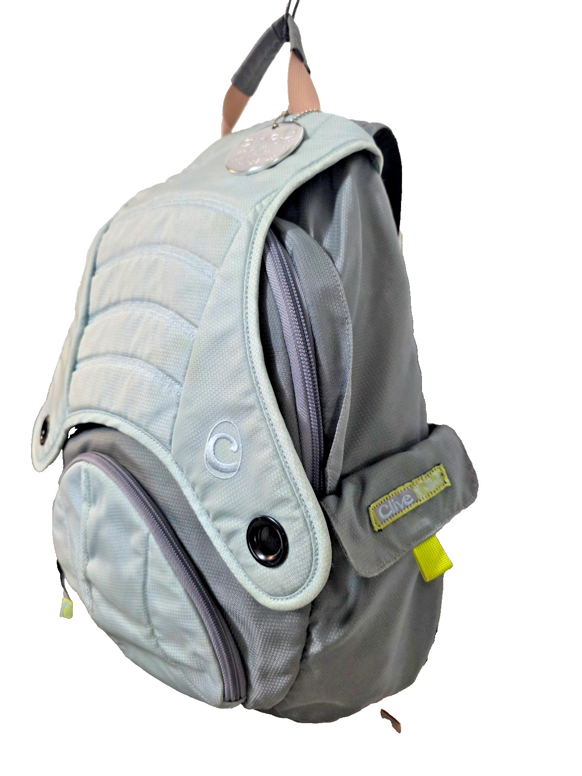 Vintage Clive Skate Snowboard Backpack Grey Green Y2K Board Carry NWOT Collector