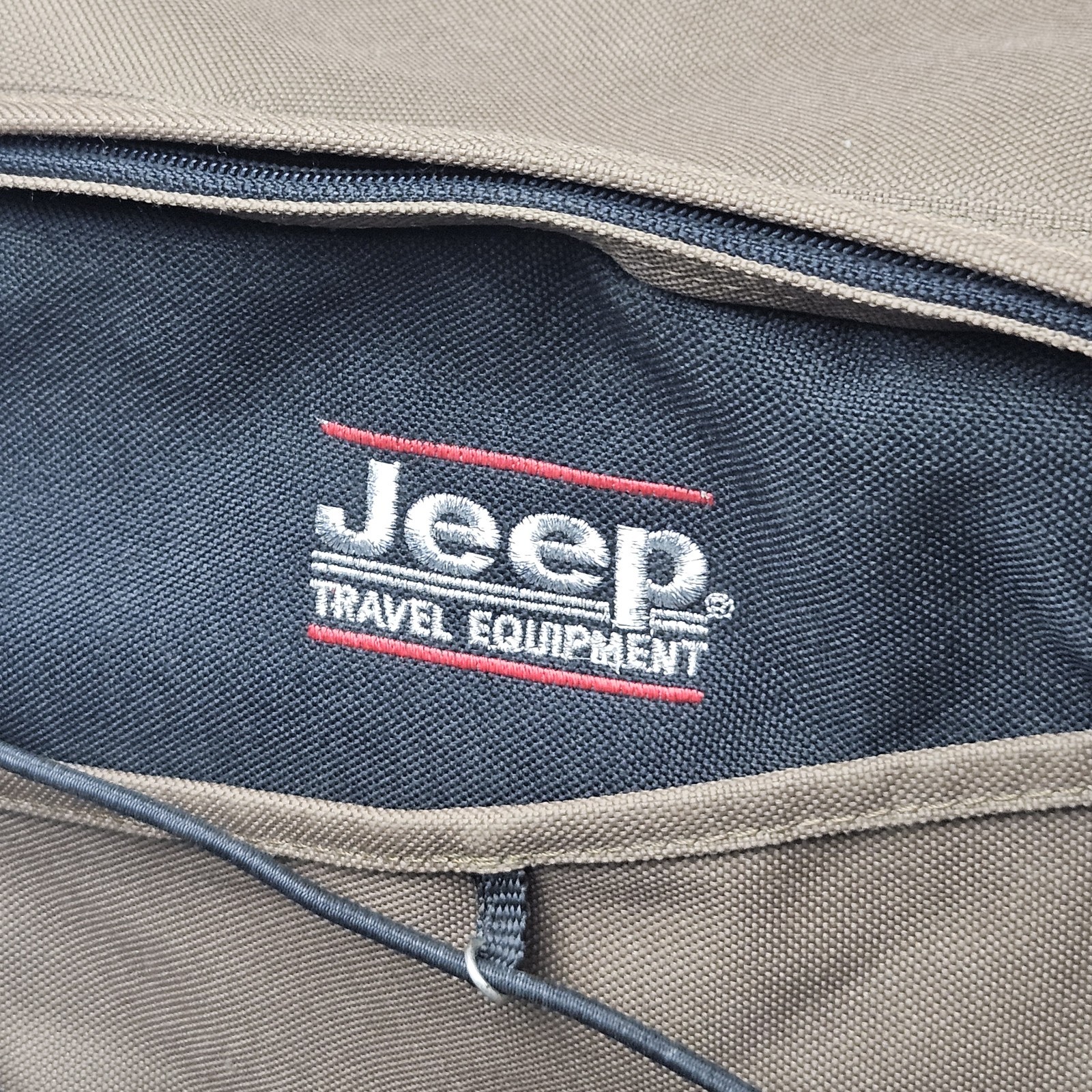 Jeep Backpack Brown Travel Equipment Canvas Bag Outdoor Wrangler Rubicon