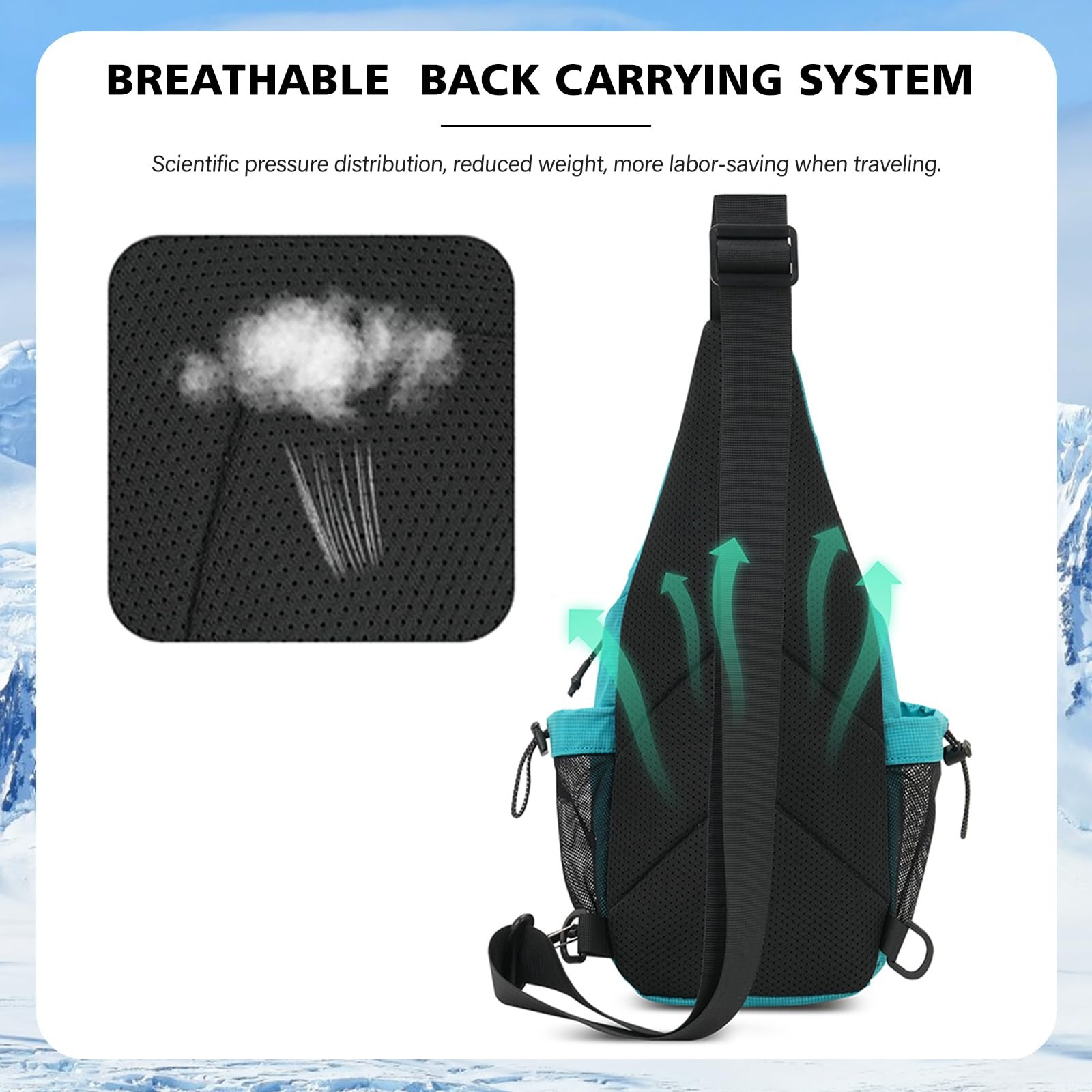 Small Sling Bag with 2 Bottle Holders (Suitable for 2.5 IN Diameter Bottle), …