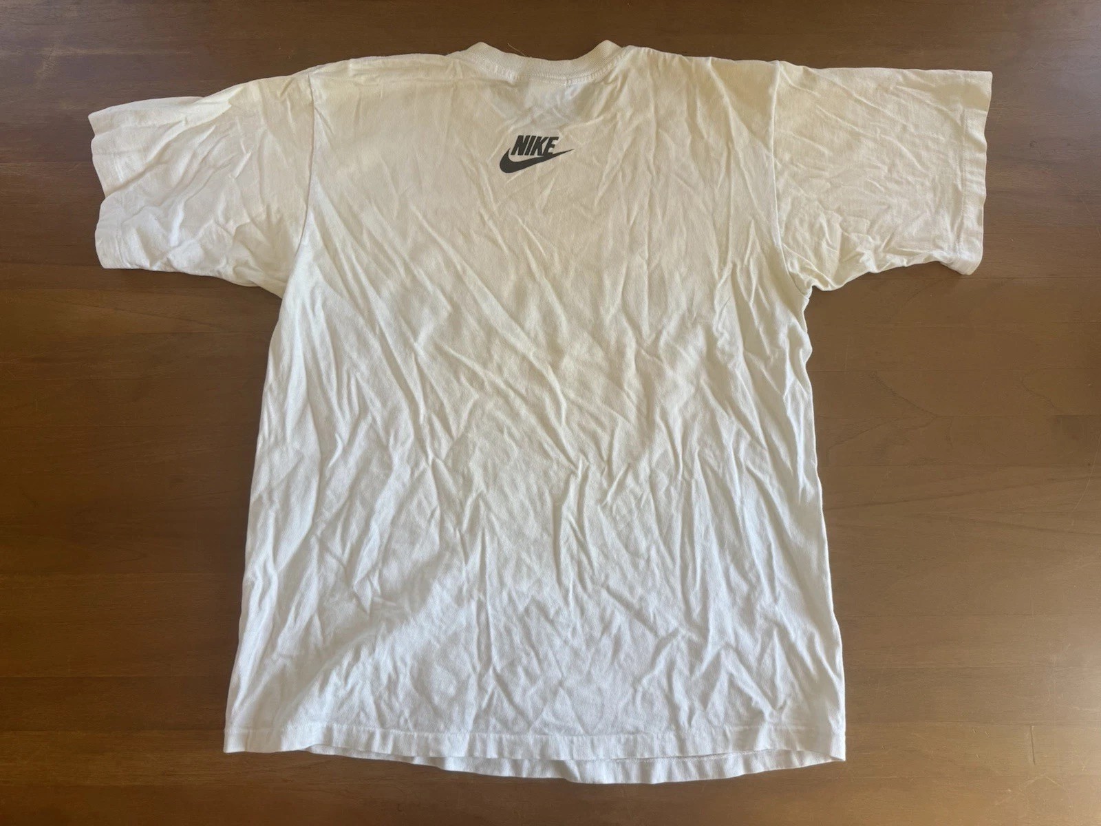 Nike Town Vintage T-Shirt Mens Small USA Made Single Stitch Orange County