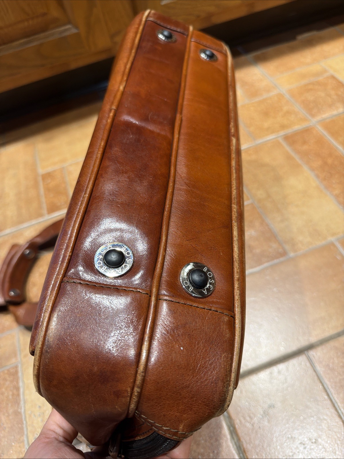 Bosca Brown Men’s Briefcase