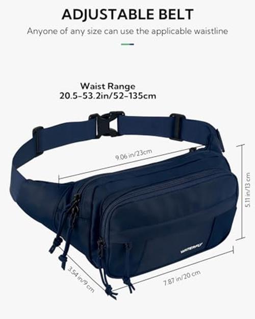 Fanny Pack Waist Packs Large Crossbody Belt Bag Fanny Packs for Women Men