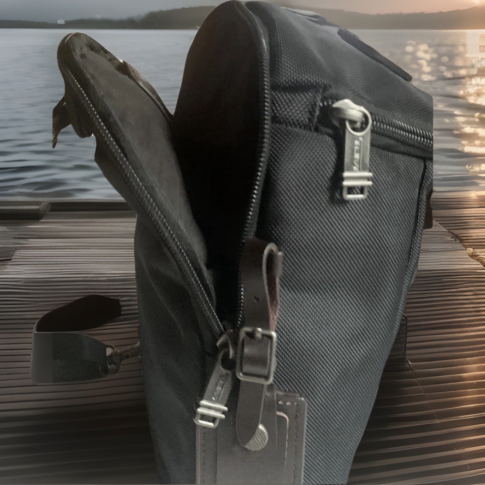 NEW Tumi Alpha Bravo 2 In 1 Woodland Sling Backpack Black $495