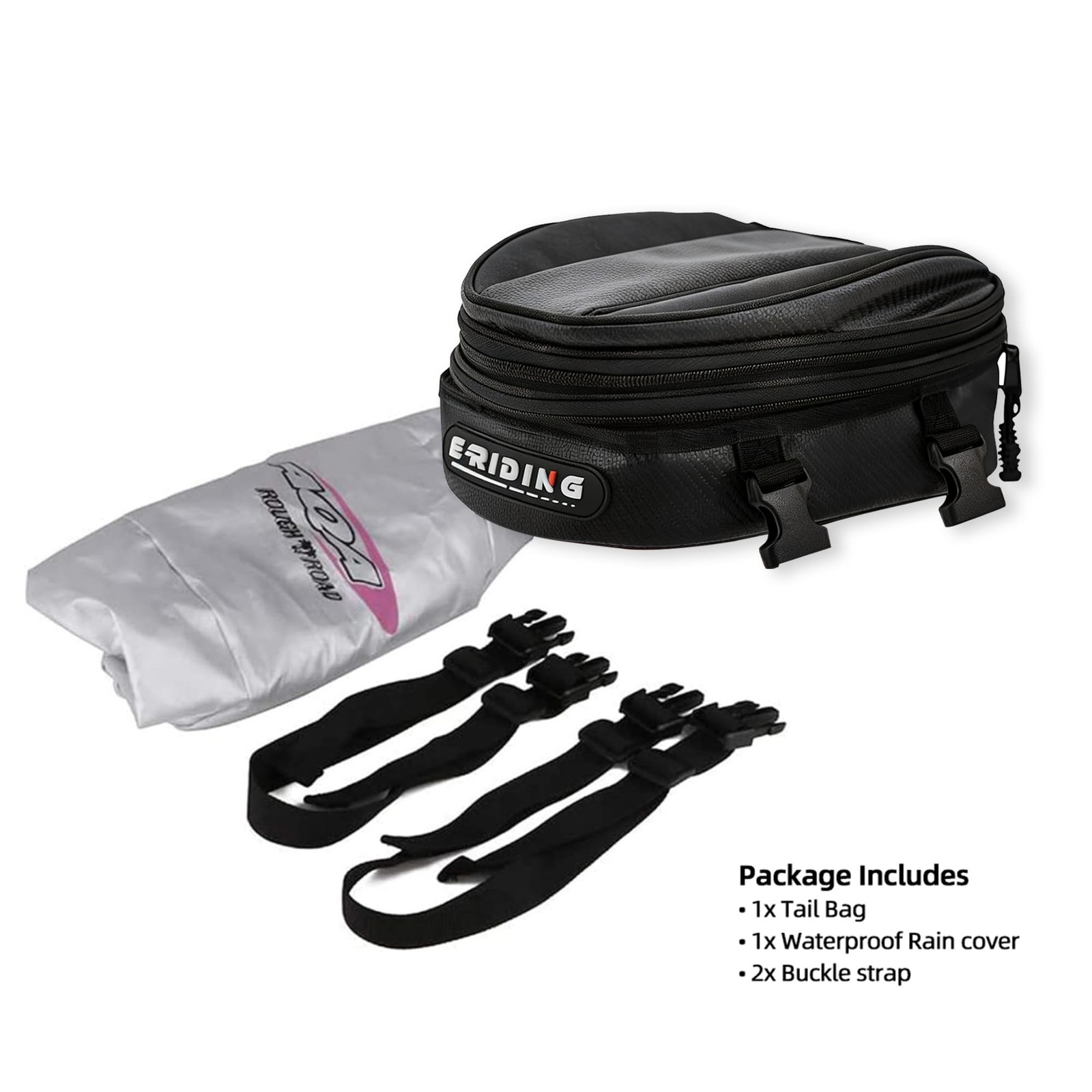 Motorcycle Tail Bag, Motorbike Saddlebags, Waterproof Rear Seat Bike Backpack…
