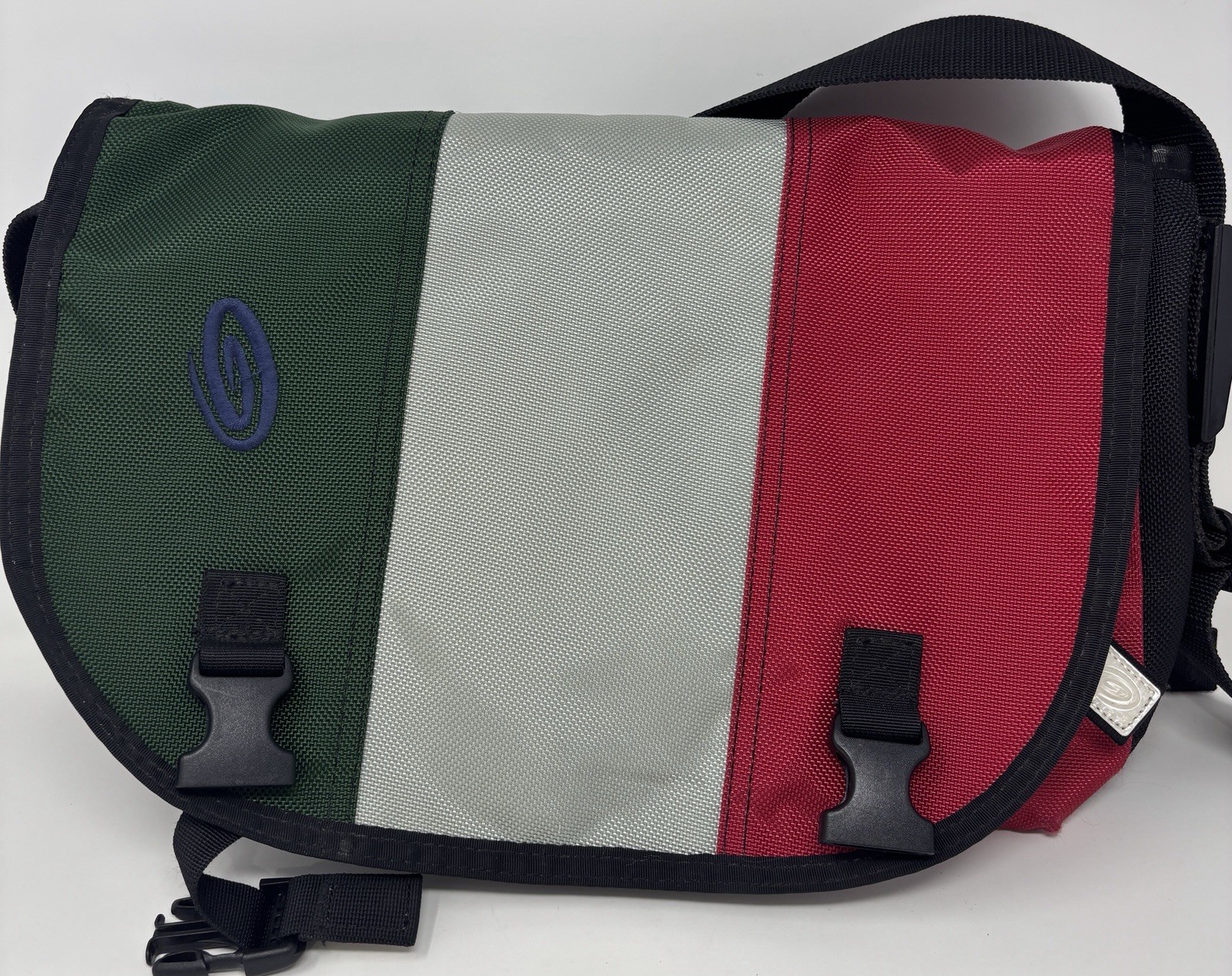 Rare TIMBUK2 Italian Italy Flag Green White Red Messenger Bag