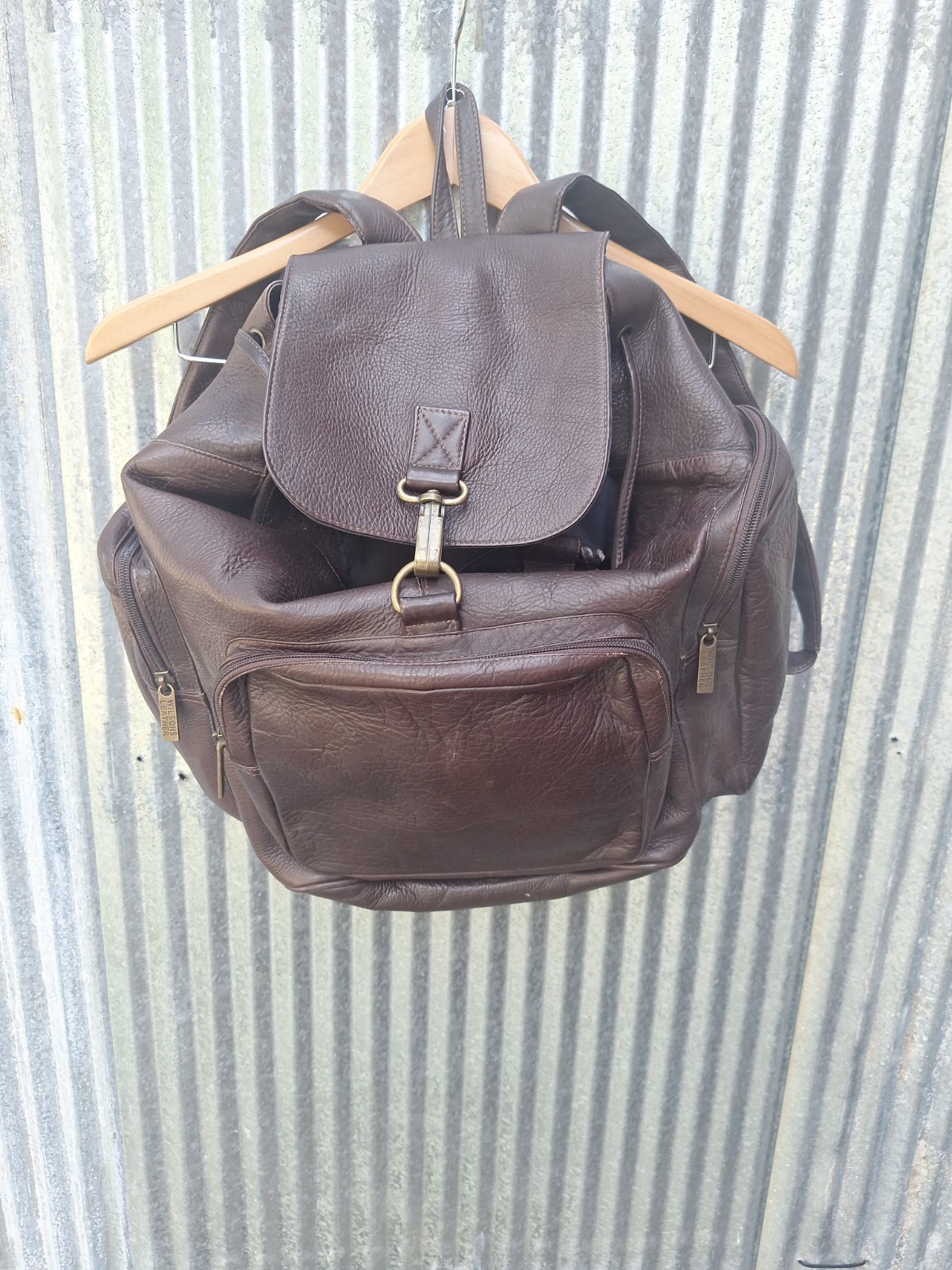 Wilson Leather brown Backpack