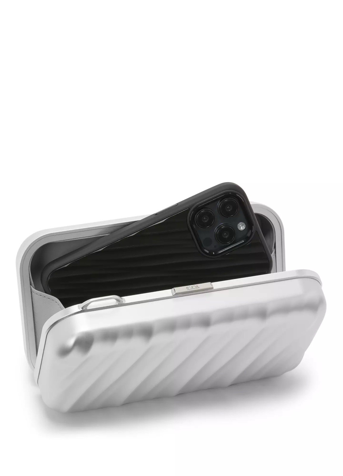 TUMI 19 DEGREE ALUMINUM Compact Sling in Silver
