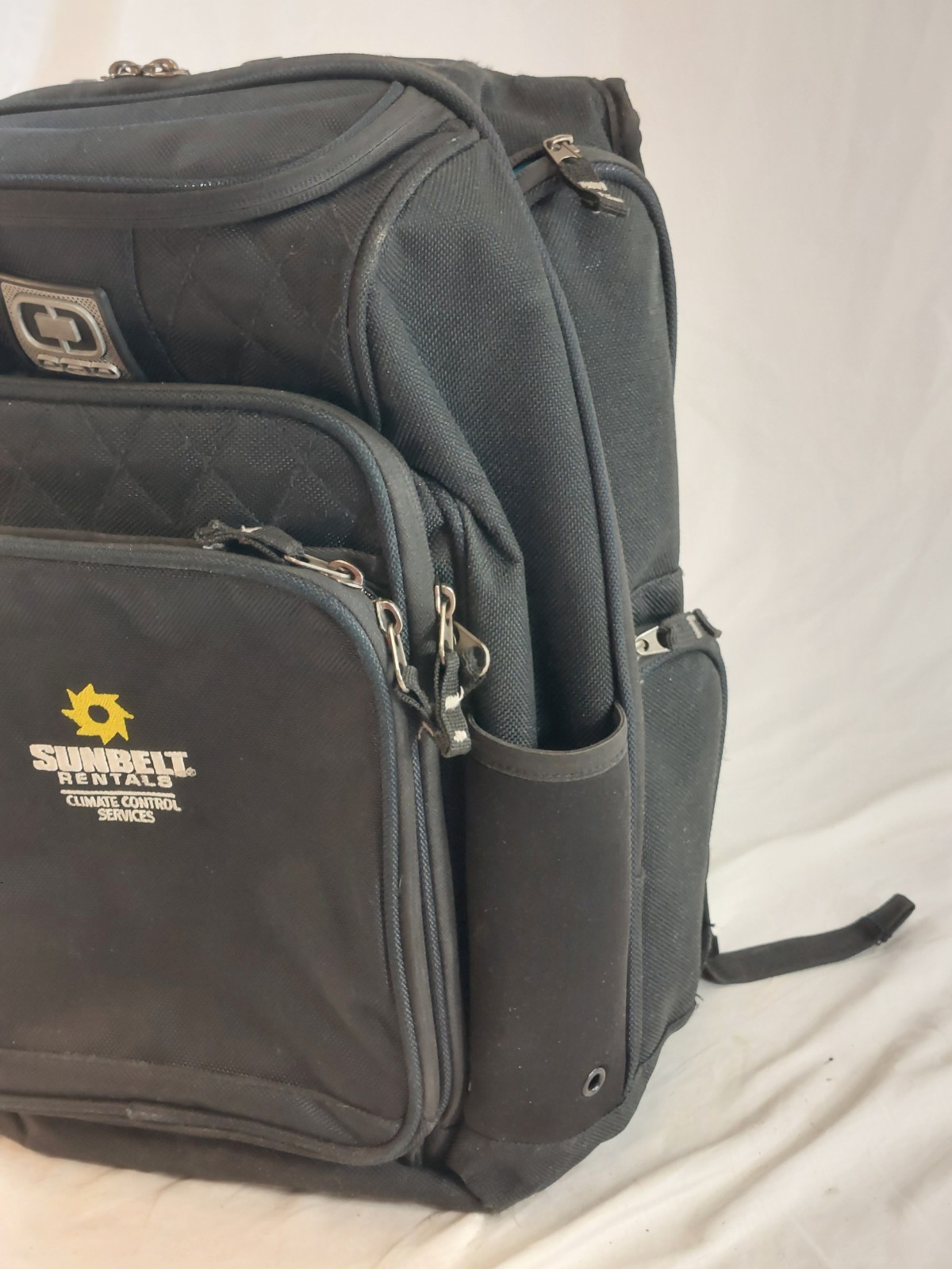 OGIO Epic Pack Backpack In Black Quilted sunbelt logo