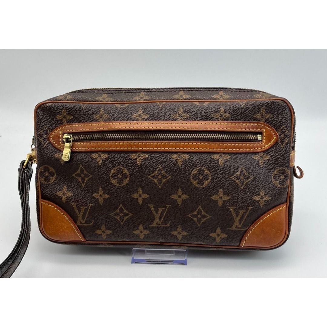 Louis Vuitton Marly Dragonne GM Authentic Monogram Clutch Bag Second 26x15x4cm