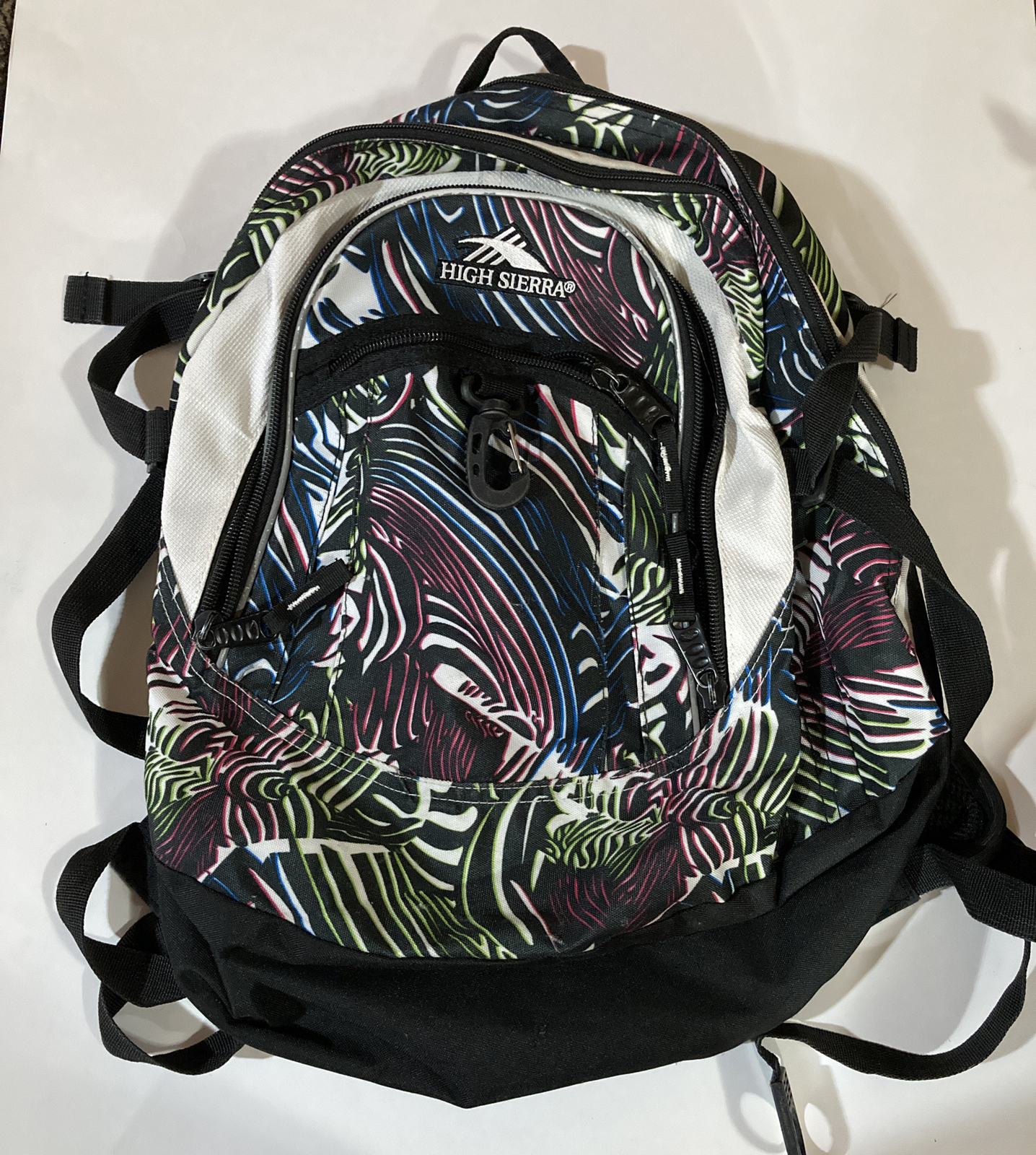 High Sierra Girls Colorful Animal Print Back Pack Large