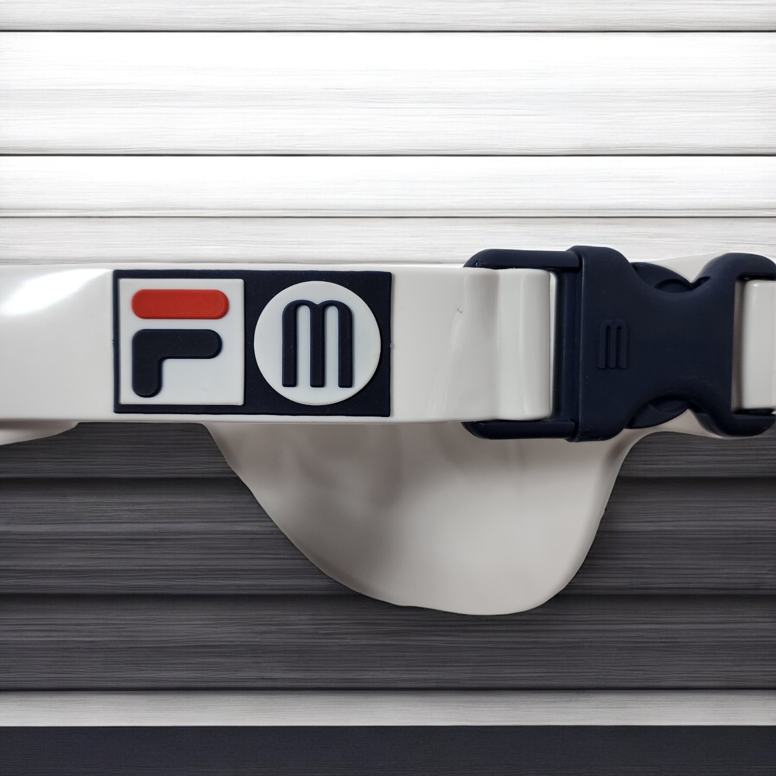 FILA Melissa Pochete Fanny Pack Durable Jelly Bum Waist Belt Bag Heavy Duty WHTE
