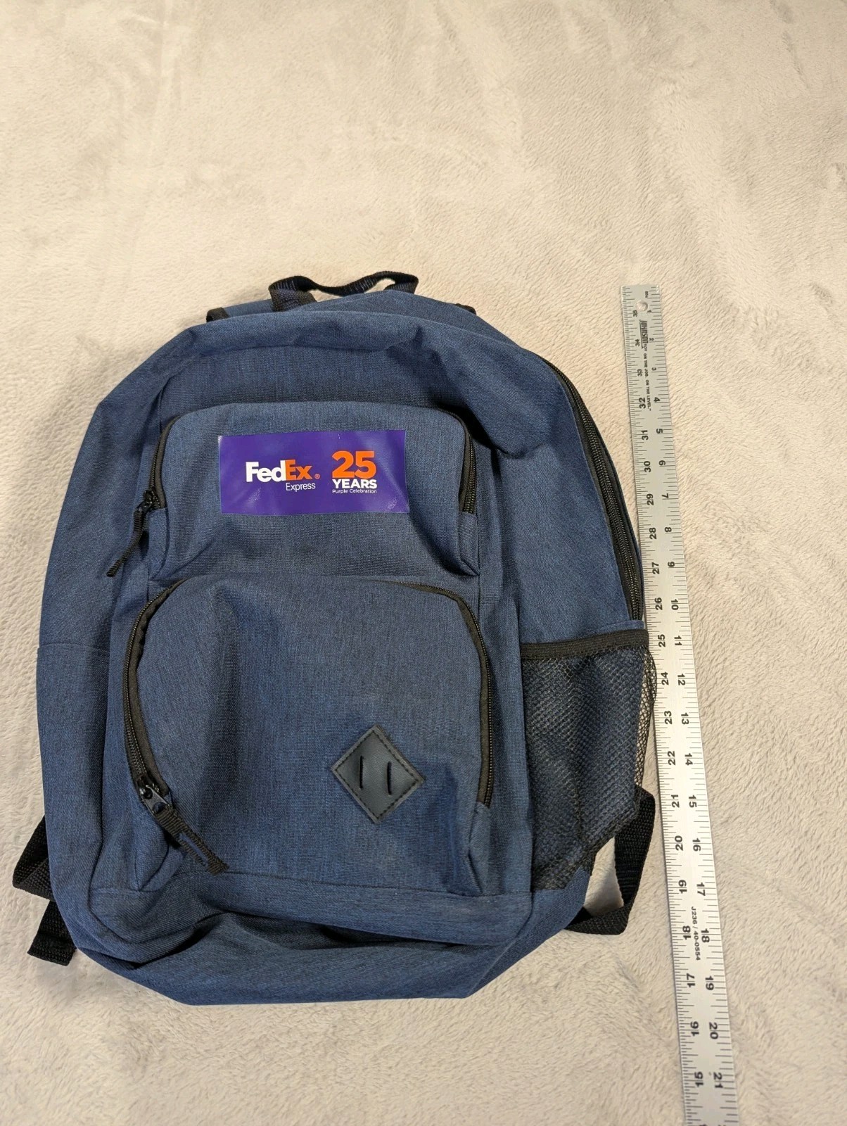 FedEx Express Backpack 25 Years Purple Celebration Blue NEW