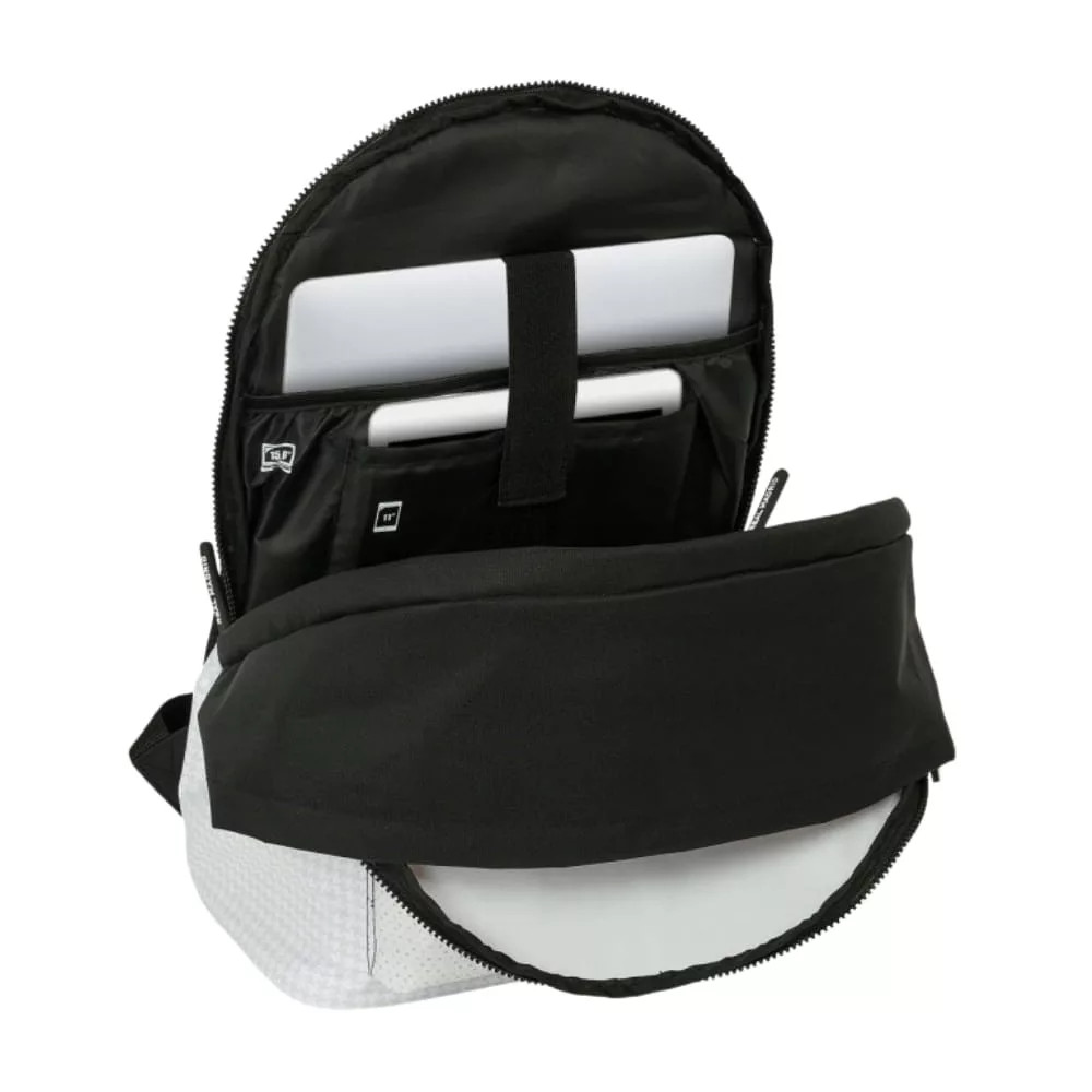 Real Madrid Double Laptop Backpack With USB Port – Official Merchandise