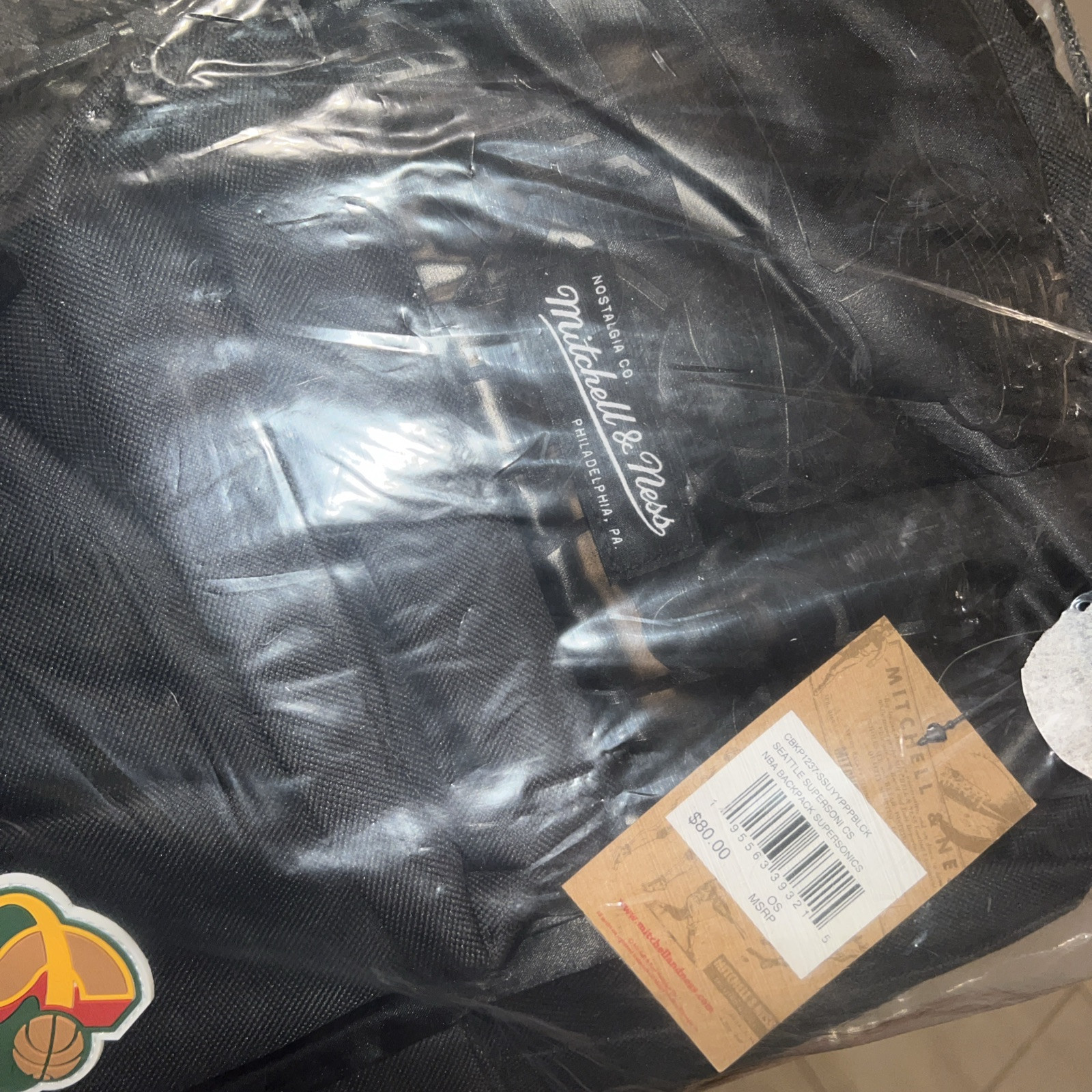 Mitchell & Ness Backpack Seattle SuperSonics