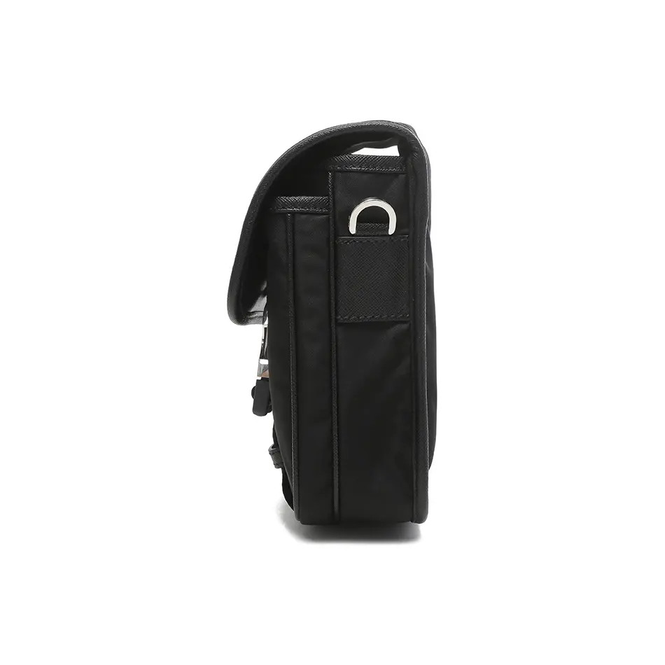 PRADA Re-Nylon Single Shoulder Crossbody Bag Men’s Black 5.5×2.2×7.5 in