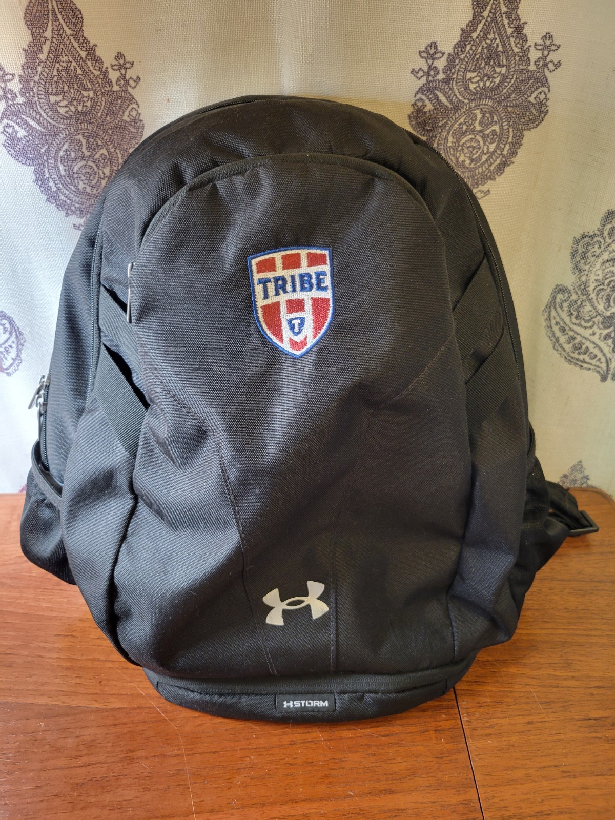 Under Armour UA Hustle 5.0 White Padded Backpack School Laptop Book Bag