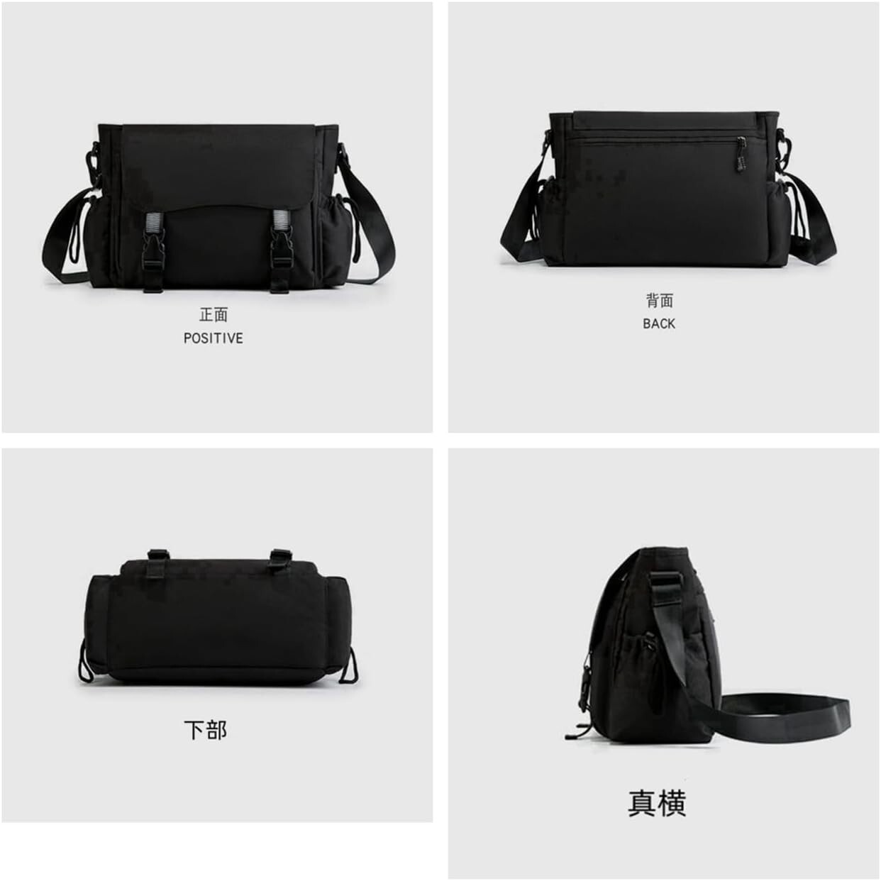 Evangelion Diagonal Bag Total 7 Types Large Capacity 12.9×10.6×5.5in JAPAN NEW