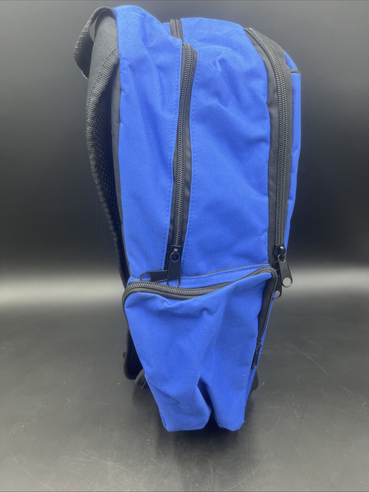 Wrangler Jeans Brand Backpack 2 compartment 18” X 12” blue and black Promo Item