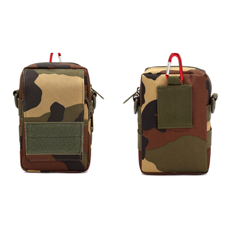 Men’s Tactical Backpack Utility Belt Pouch with Shoulder Strap for Outdoor Sport