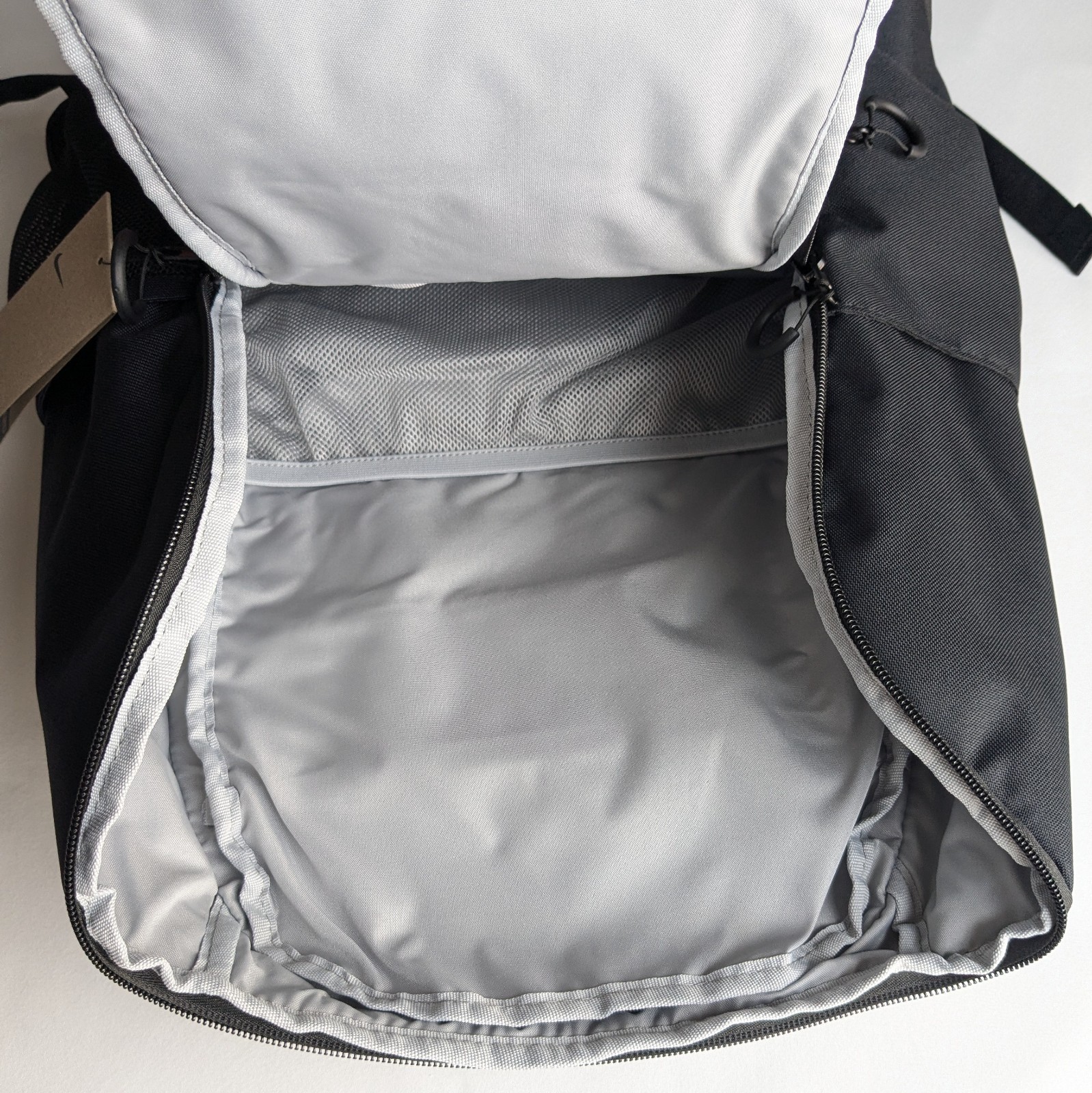 Nike Varsity Elite Backpack School Bag 32L Black Silver Size Large L HM9965-010