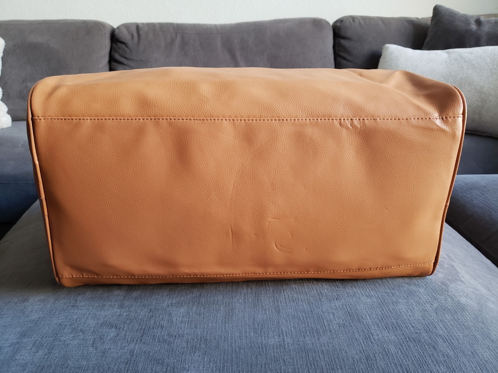 ASSHOLES*S LIVE FOREVER – Emotional Baggage Camel Tan Faux Leather BRAND NEW!