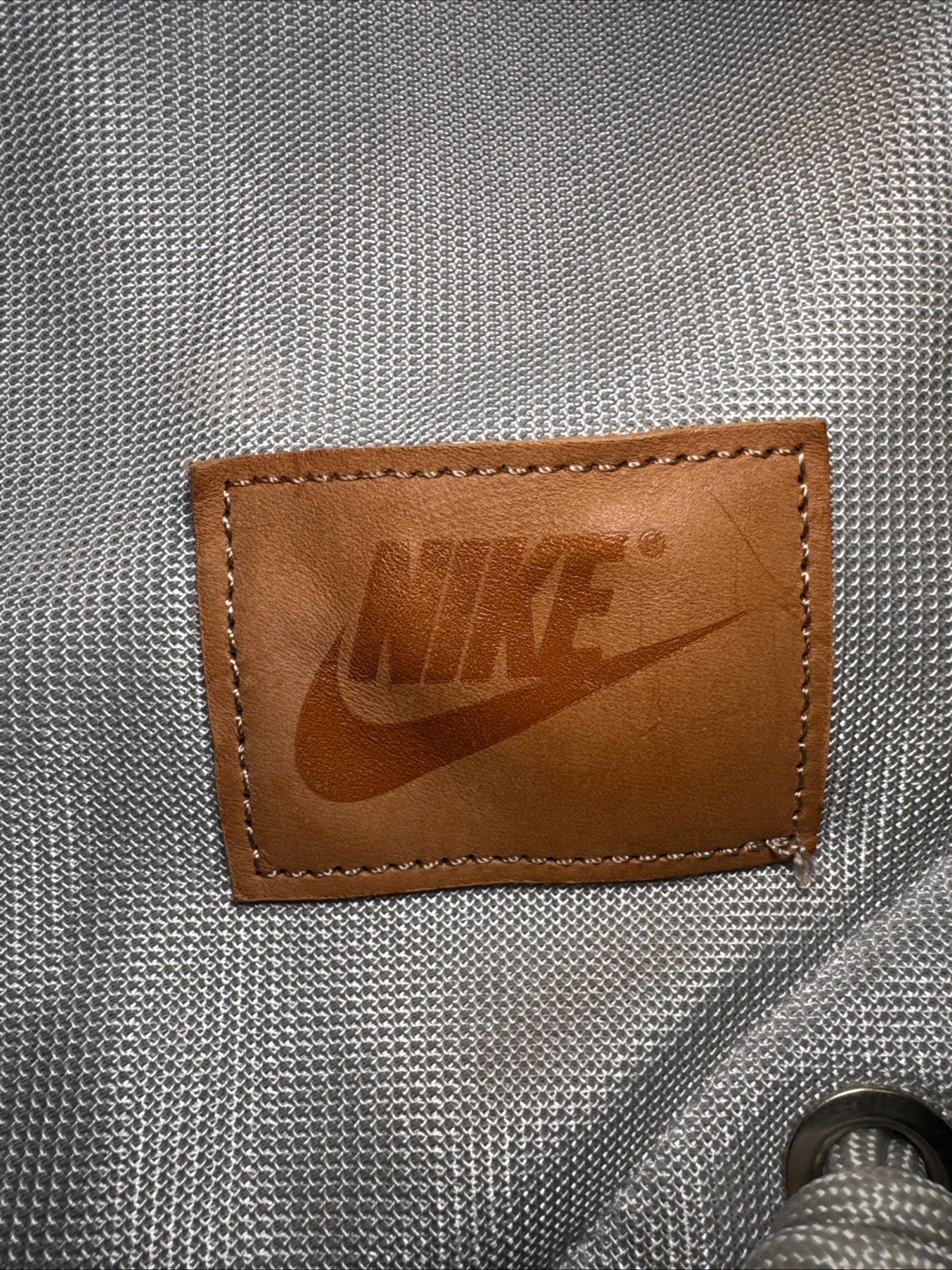 Nike silver String backpack Bag 16×11.5 in