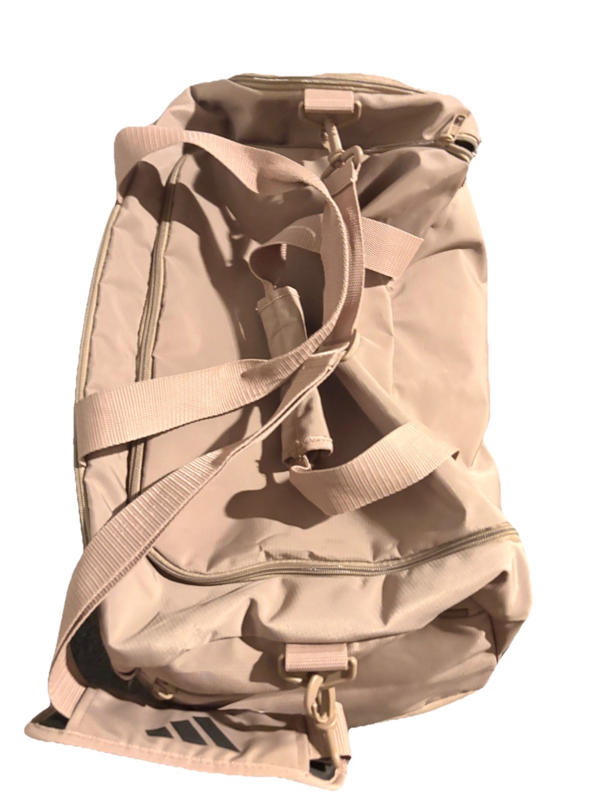 Adidas Defender 5 Brown On Brown Medium Duffle Travel Bag