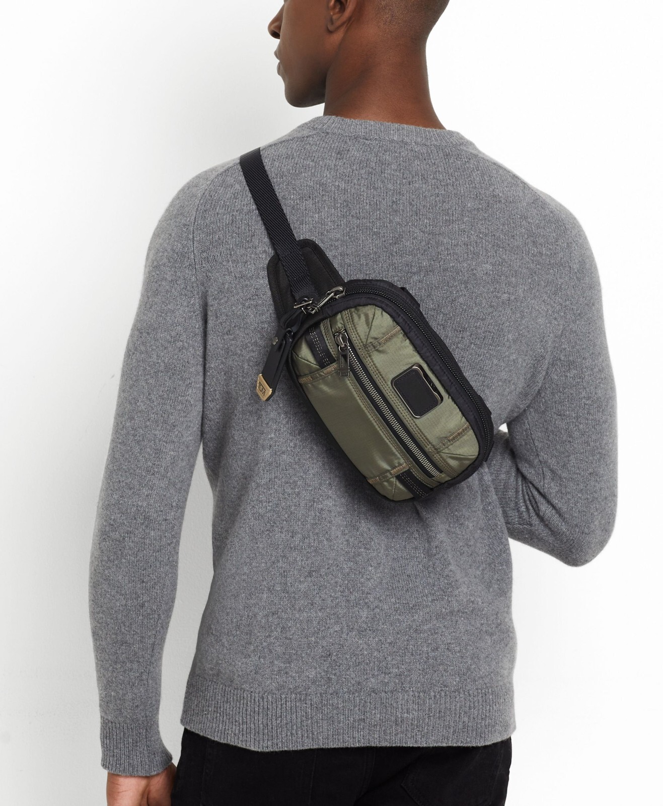 TUMI Recruit 3-In-1 Chest Pack, Waist Pack, Sling, Black Ballistic Nylon