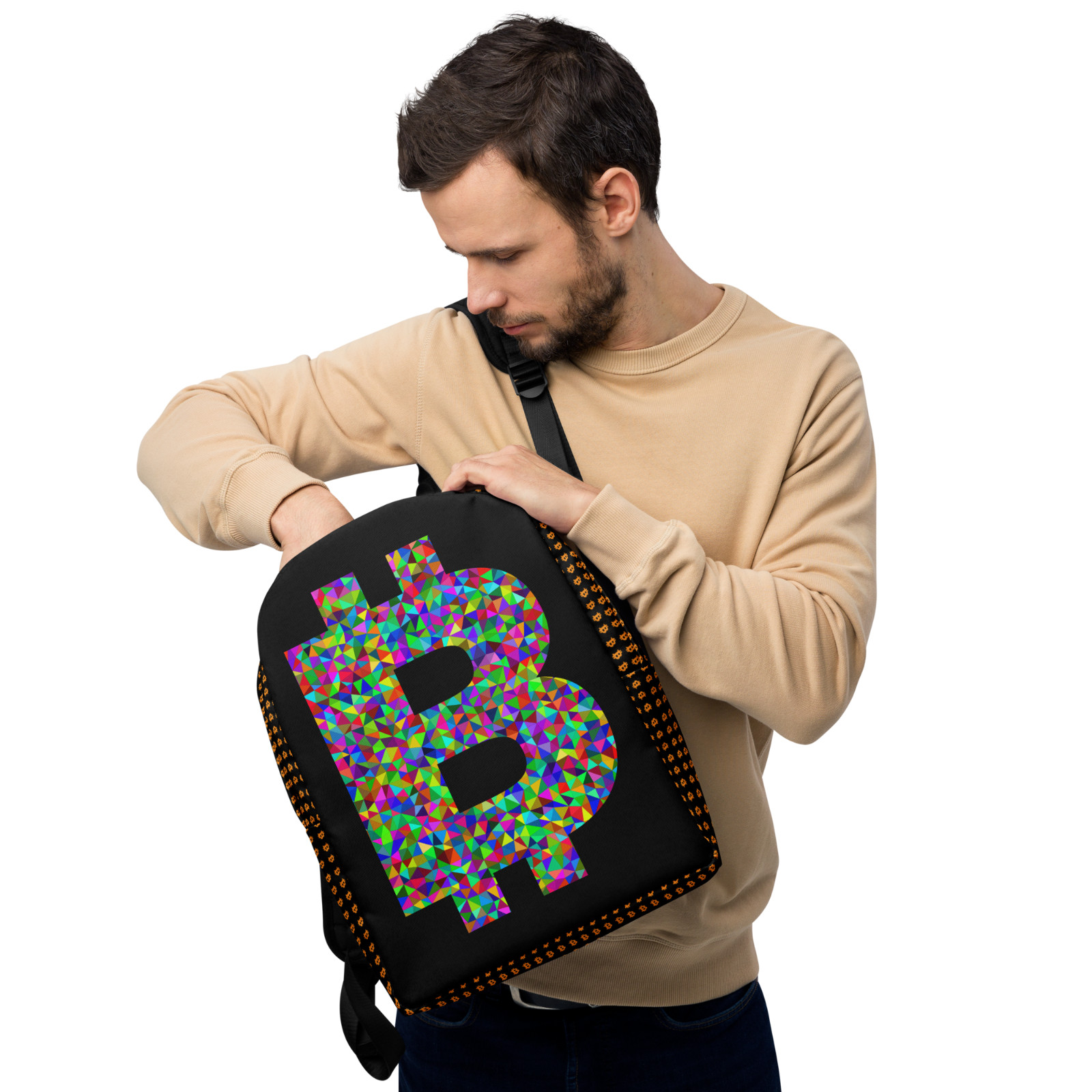 Bitcoin Themed – Minimalist Backpack