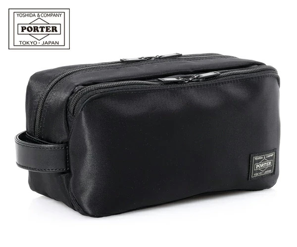 PORTER TIME Pouch 655-17877-10 (Color: Black) Yoshida & Co. Yoshida JPN