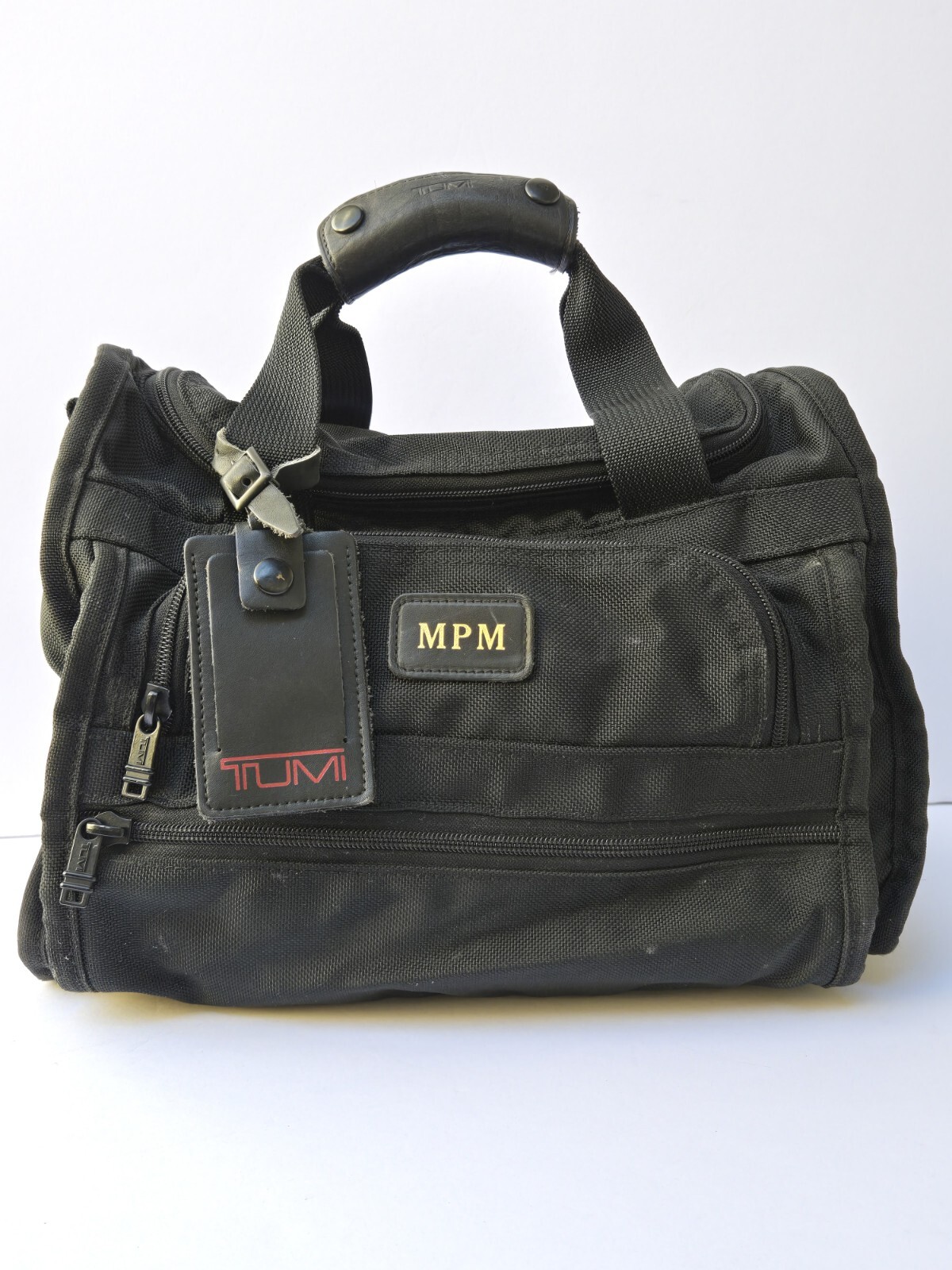 TUMI Duffle Carry-On Black Nylon Bag