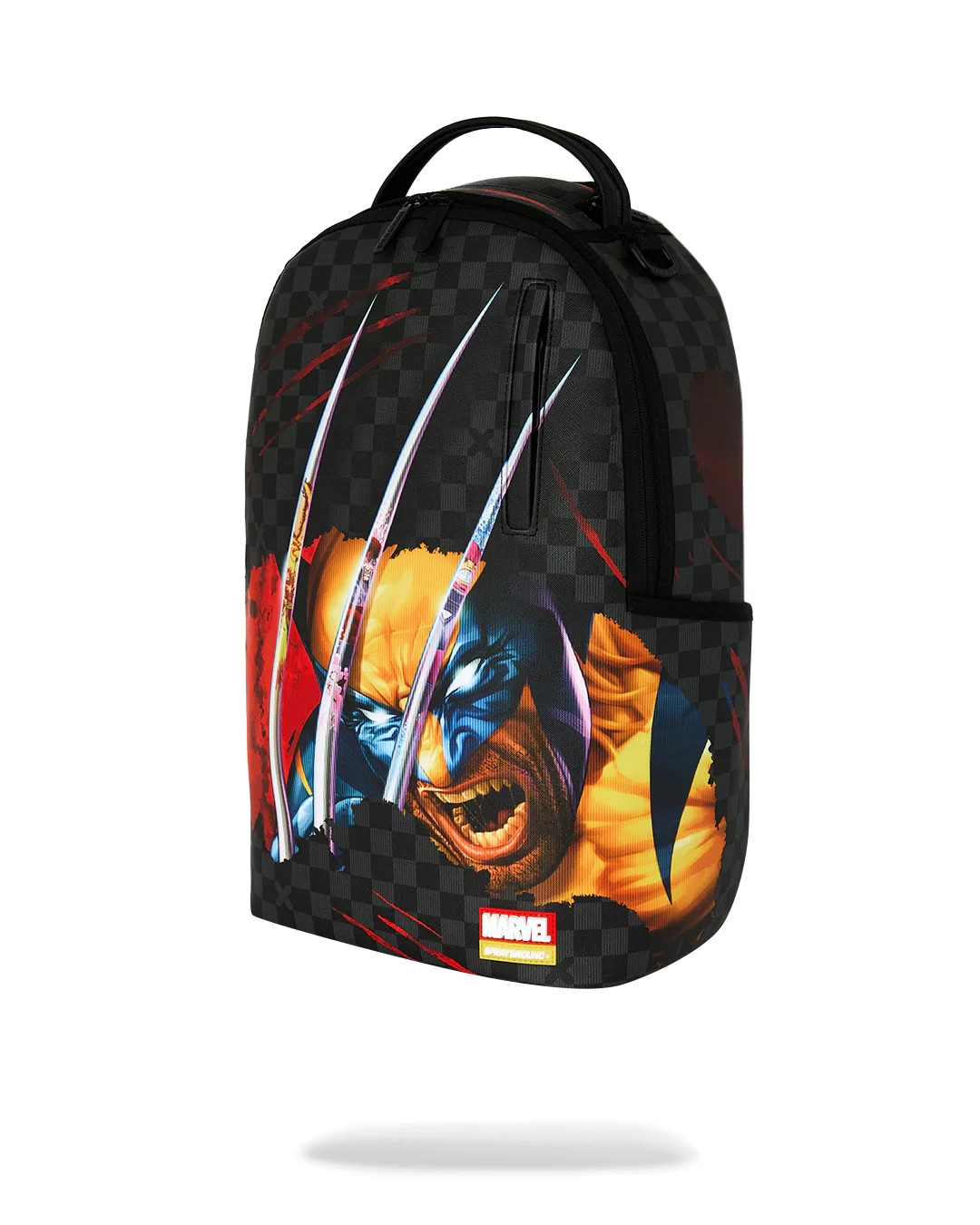 Sprayground Marvel Wolvering Backpack🔥New Black Bookbag Large School Bag