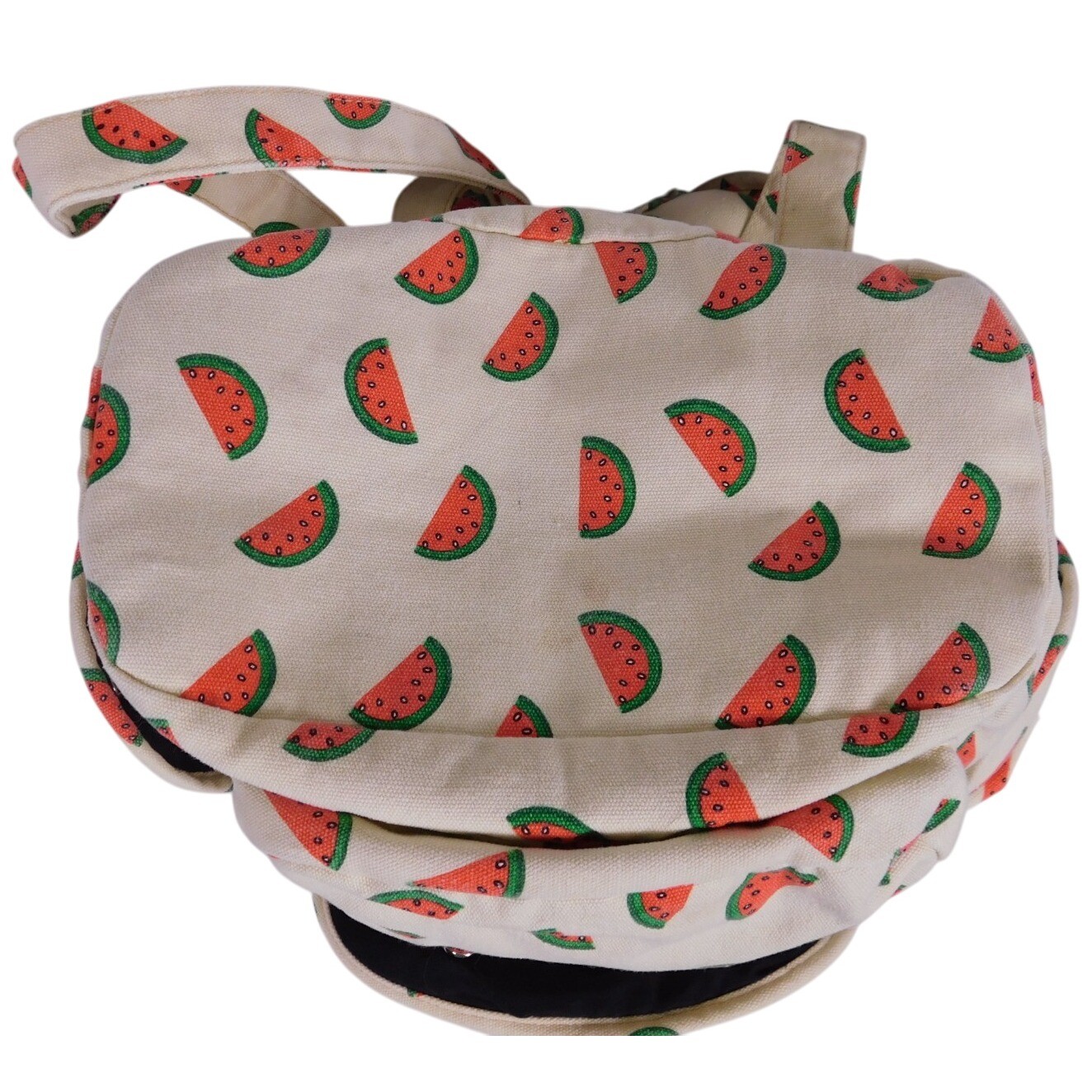 Canvas Watermelon Print Back Pack 3 outer 2 inner pocket adjustable Strap HG8203