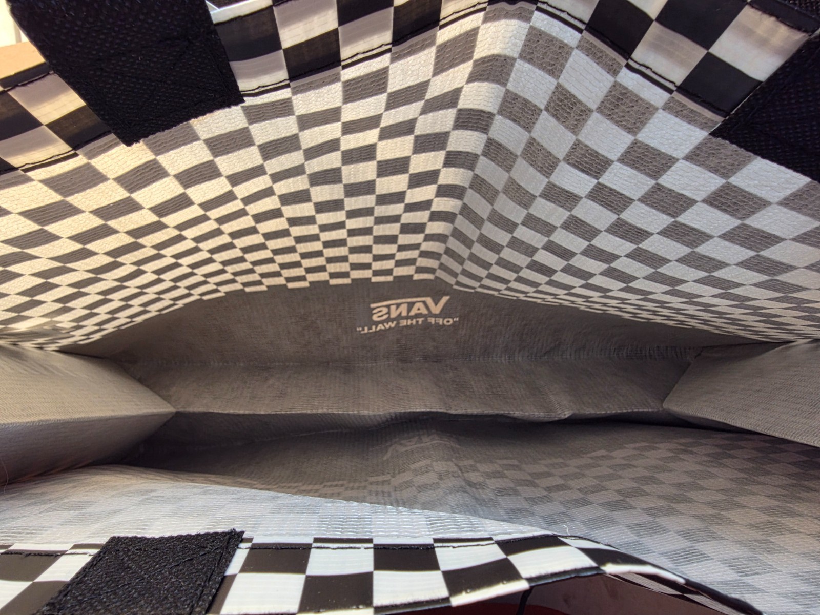 Vans Off the Wall Checkerboard Reusable Tote Bag