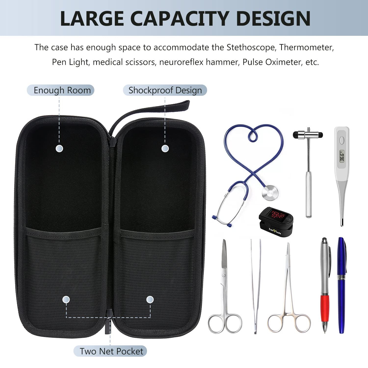 Nurse Backpack Laptop Backpack for with Stethoscope Case & USB Charging Port …