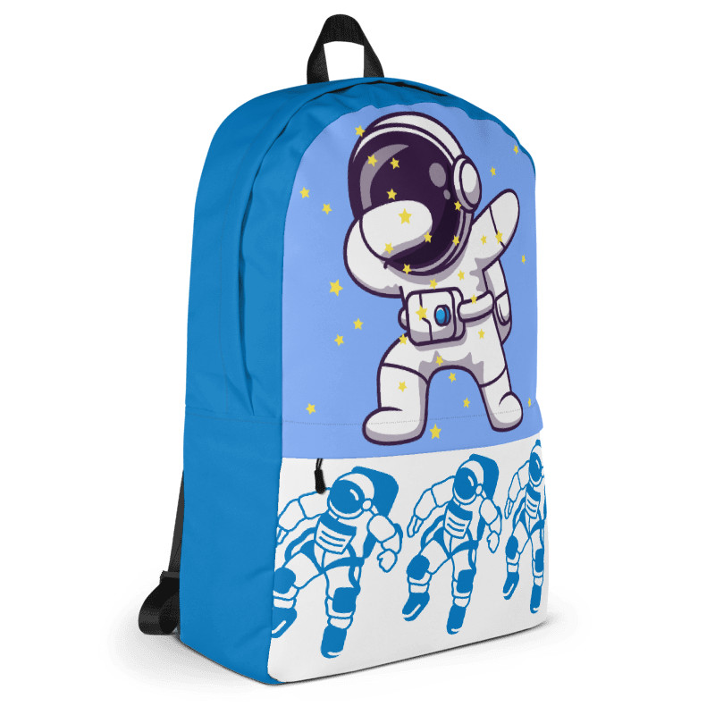 Astronauts Blue Backpack School Bag