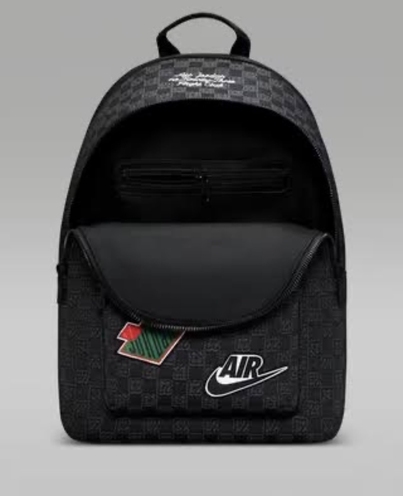 Jordan Air Monogram Backpack 20L Black Bookbag School Bag MA9155-023 NEW